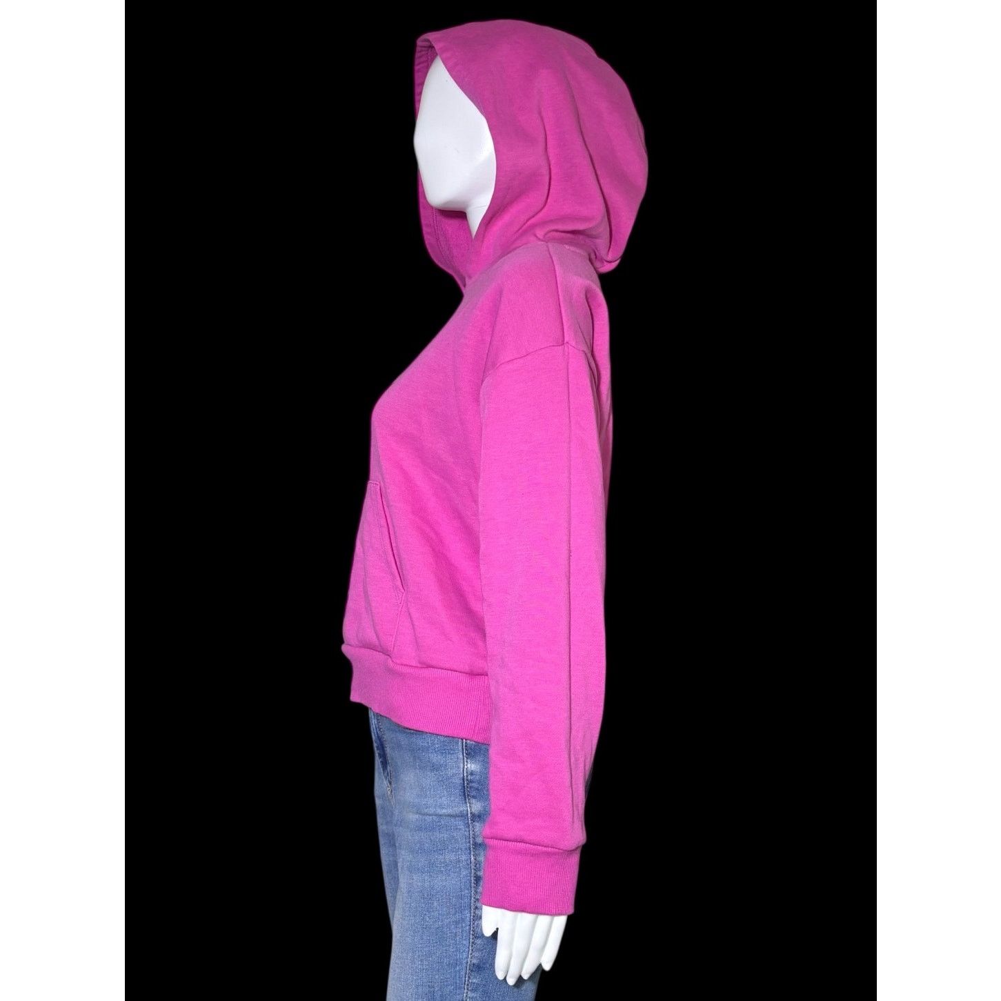 Epic Threads Epic Threads Pink Cotton Hoodie Pullover Sweater Thumbholes Size XL / US 12-14 / IT 48-50 - 3 Thumbnail