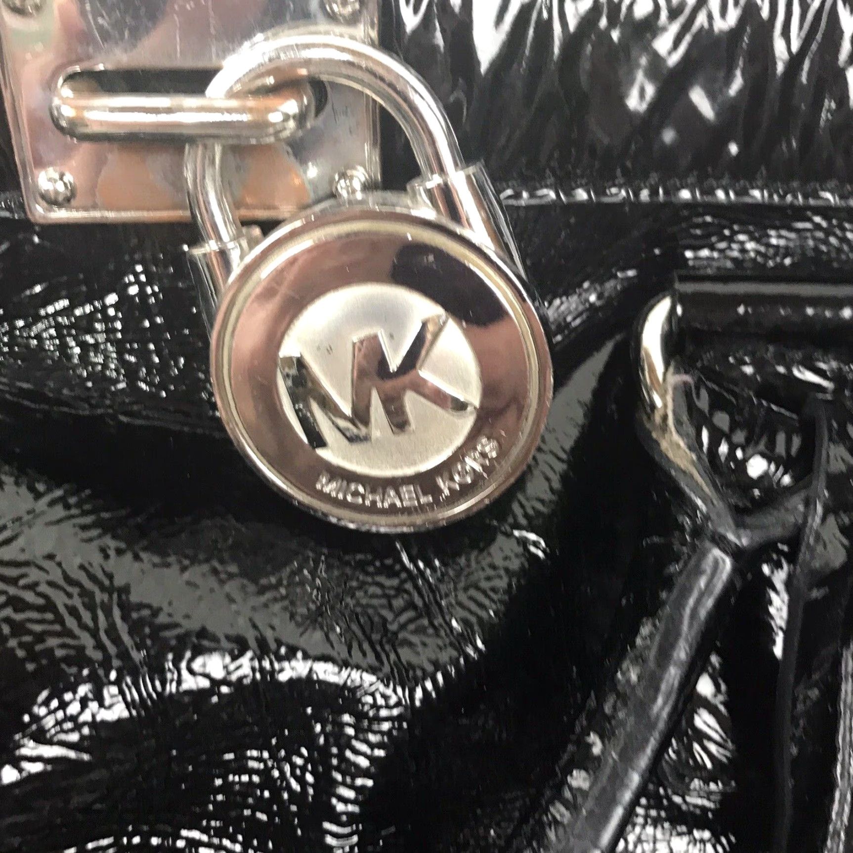Michael Kors VINTAGE Michael Kors Black Leather Shoulder Bag Large Women 13x12in Designer Crossbody Size ONE SIZE - 2 Thumbnail