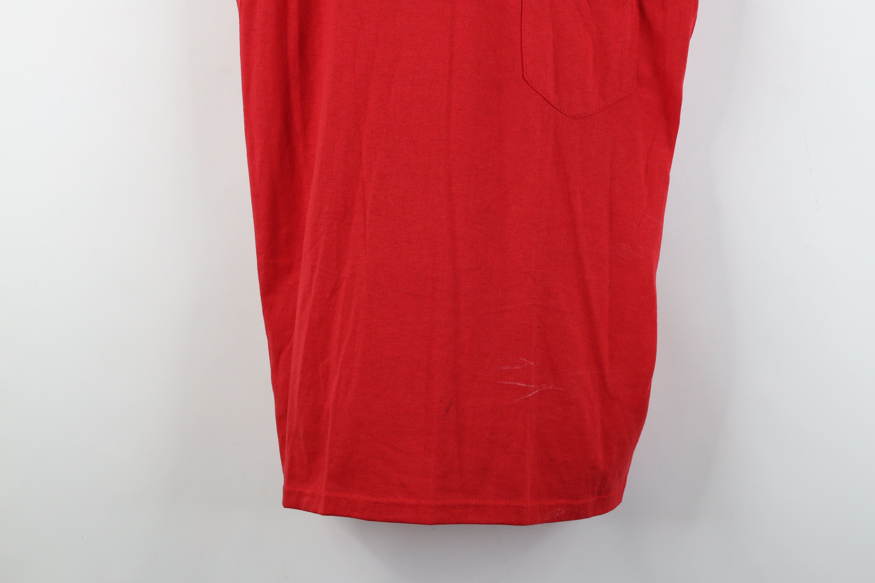Vintage Vintage 70s Streetwear Blank Sleeveless Muscle T-Shirt USA Size US L / EU 52-54 / 3 - 3 Thumbnail