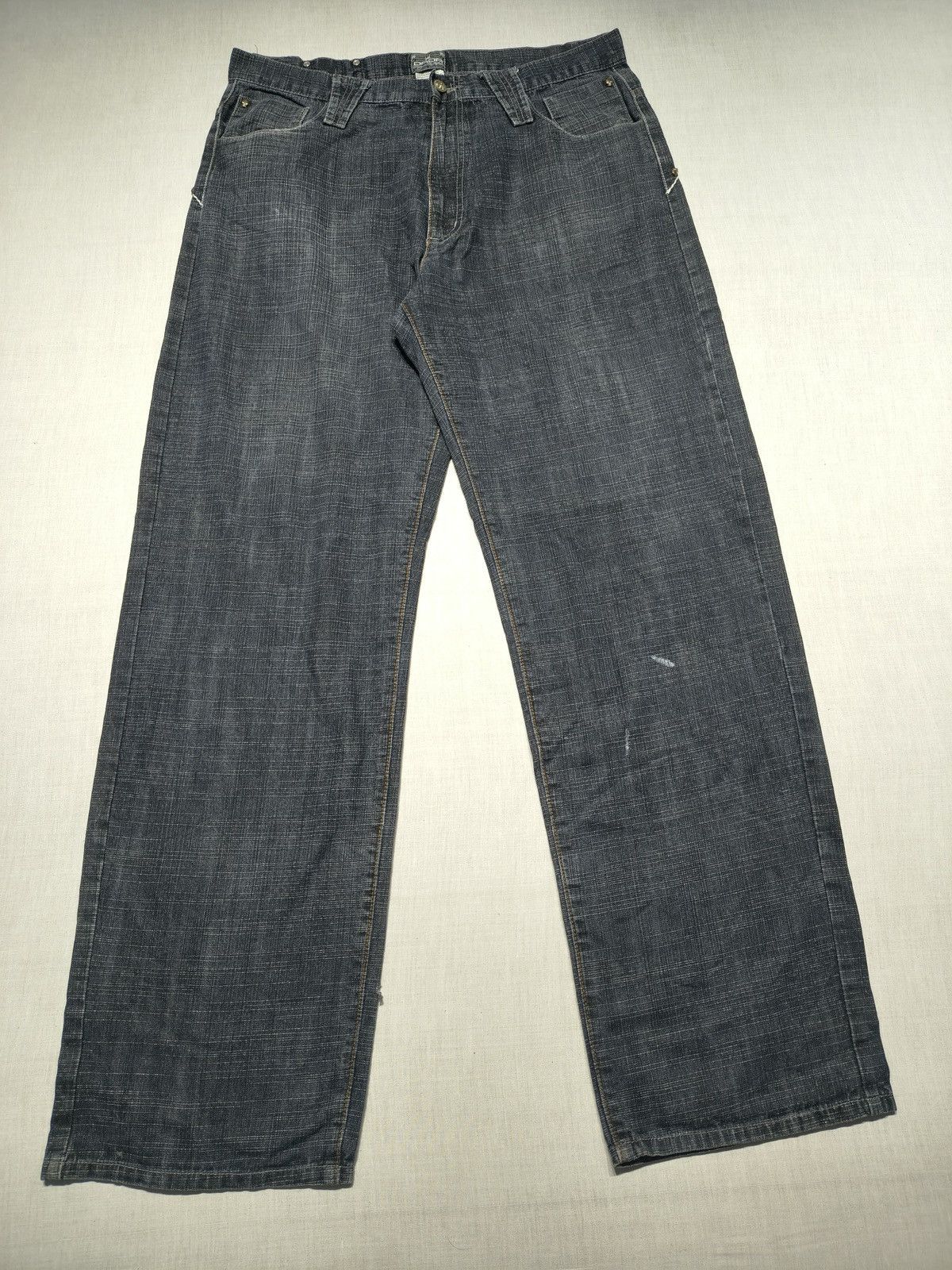 Southpole BLACK BAGGY GRUNGE DADA Y2K HIP HOP JEANS 🤩(023) Size US 36 / EU 52 - 2 Thumbnail