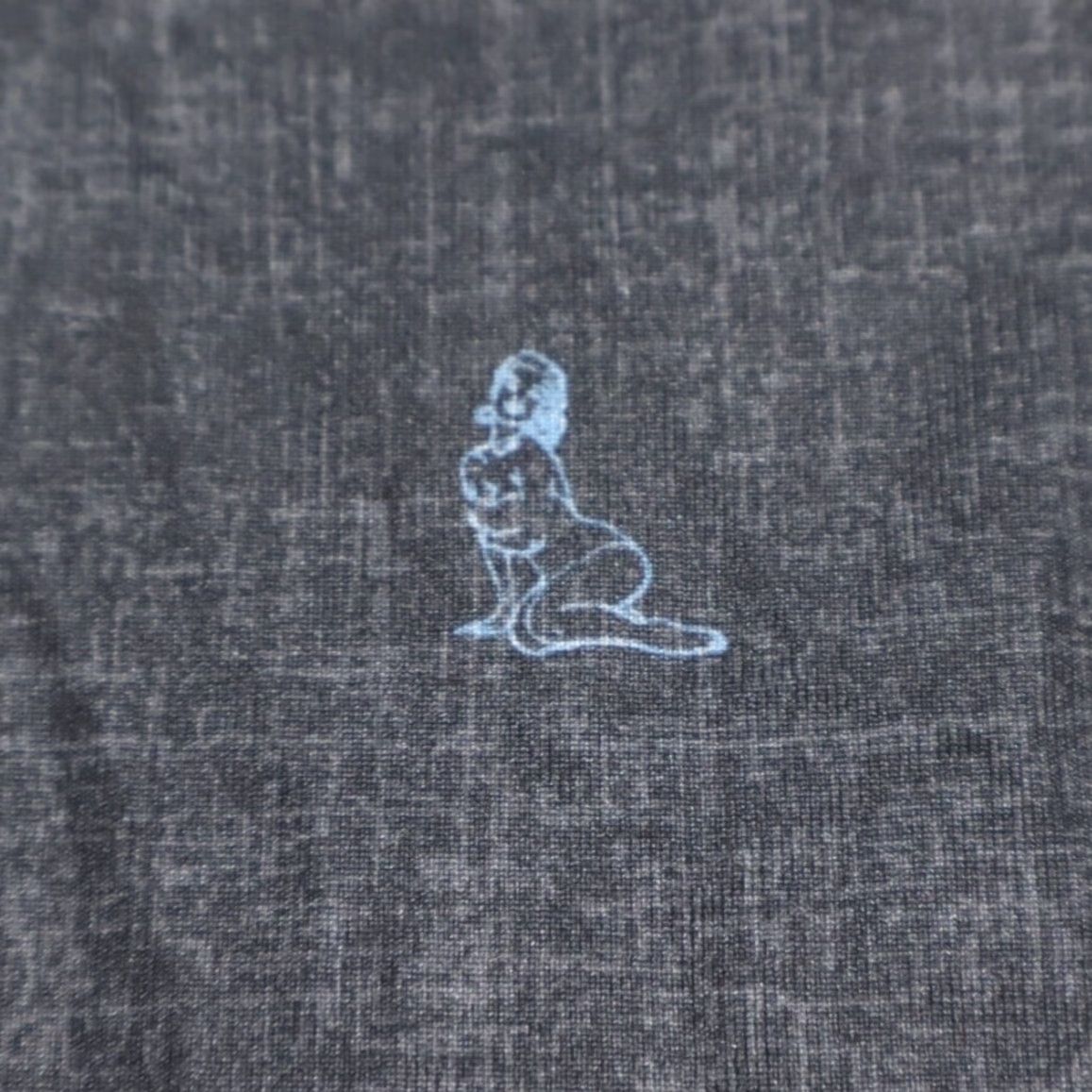 johnnie-O Johnnie-O Pin Up Girls Stretch Polo Shirt Charcoal Men's L Shirt Polo Short Sleeve Collared Relaxed Solid Vintage No Size US L / EU 52-54 / 3 - 6 Thumbnail