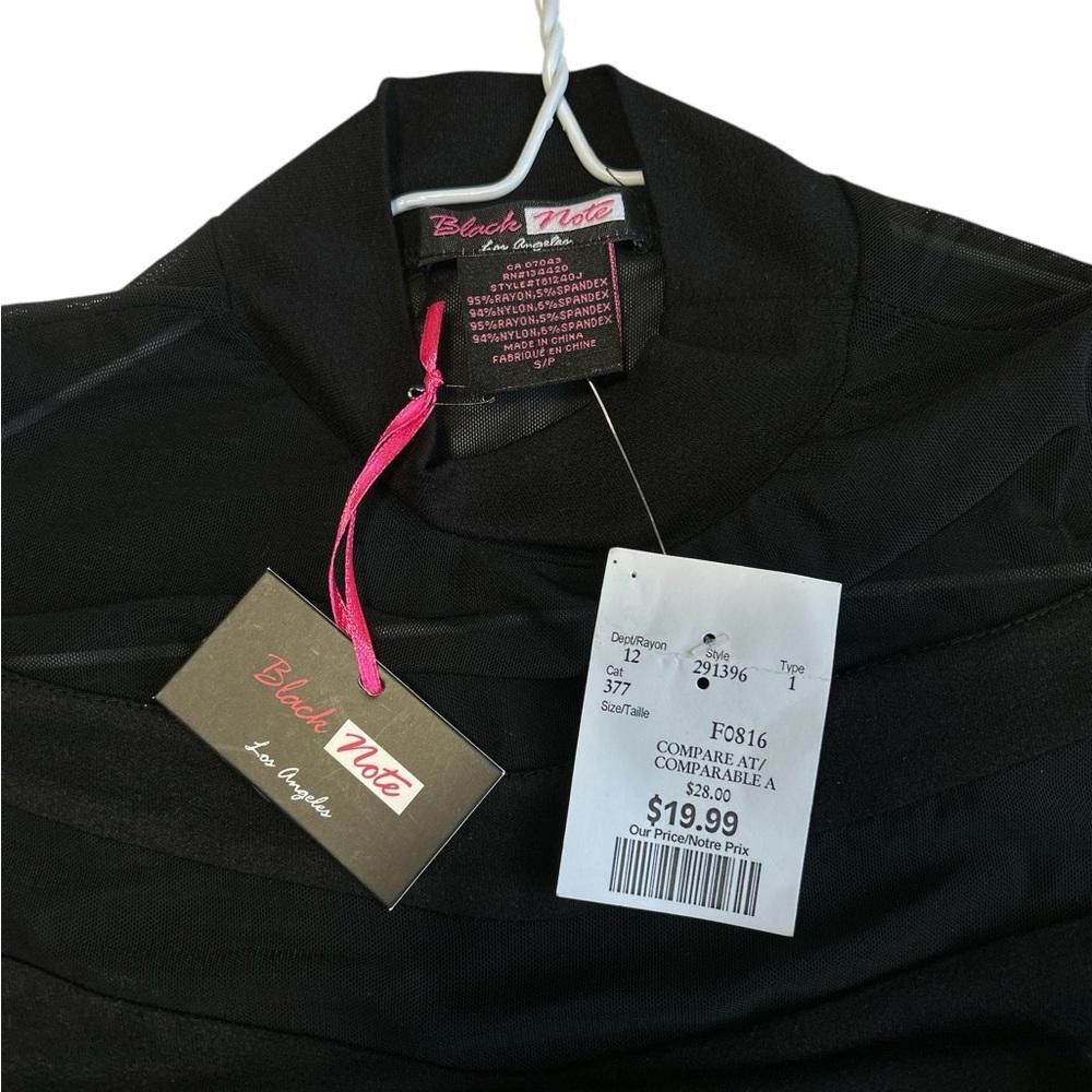 Designer NWT Black Note Los Angeles Black Bodysuit Size Small Size S / US 4 / IT 40 - 5 Thumbnail