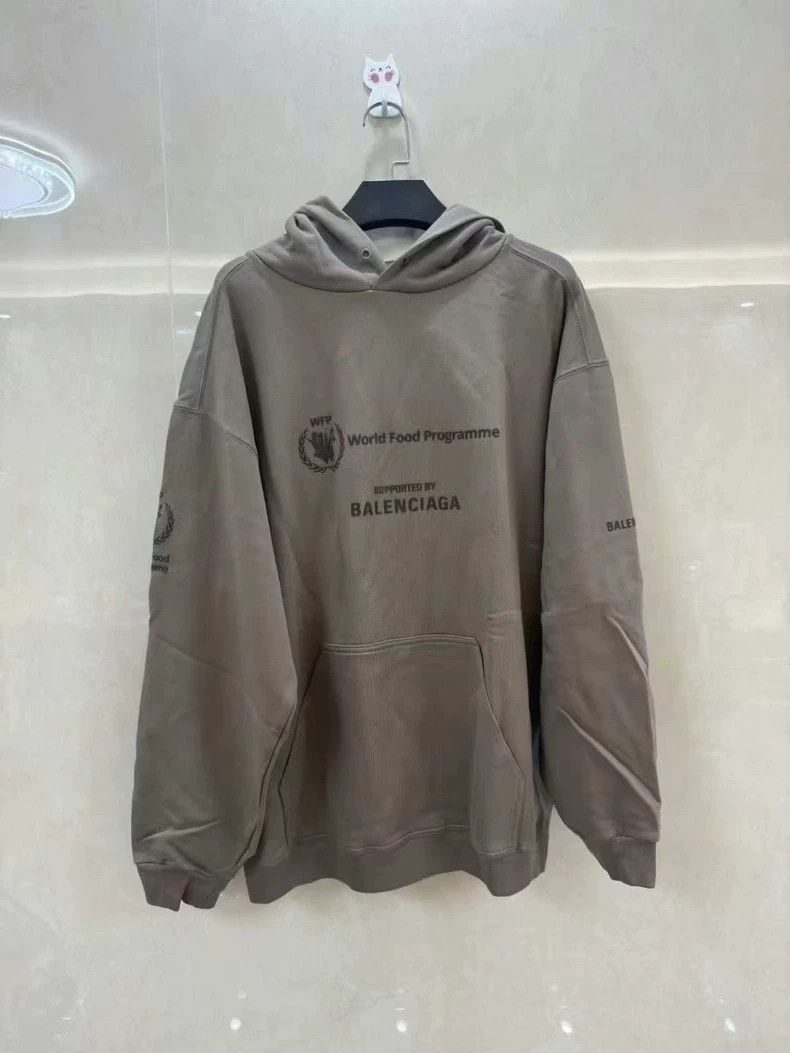 Balenciaga Balenciaga Joint Brand Grain Wheat Ear Hoodie Size US L / EU 52-54 / 3 - 1 Thumbnail
