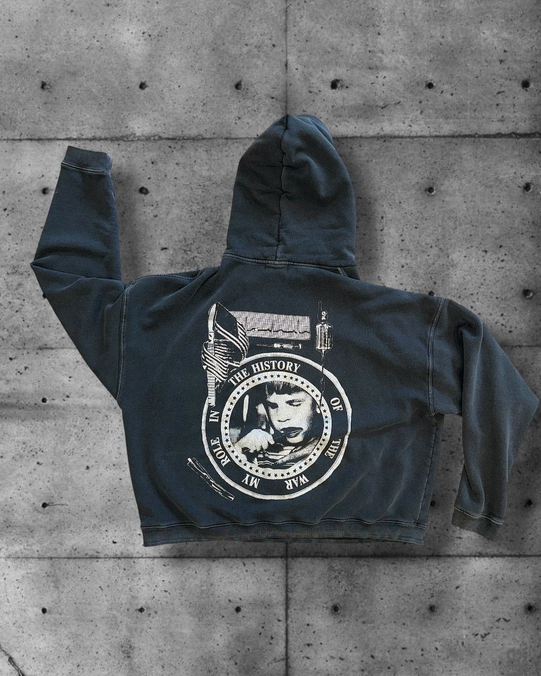 Enfants Riches Deprimes ENFANTS RICHES DEPRIMES My Role in the War Hoodie XL Size US XL / EU 56 / 4 - 6 Thumbnail
