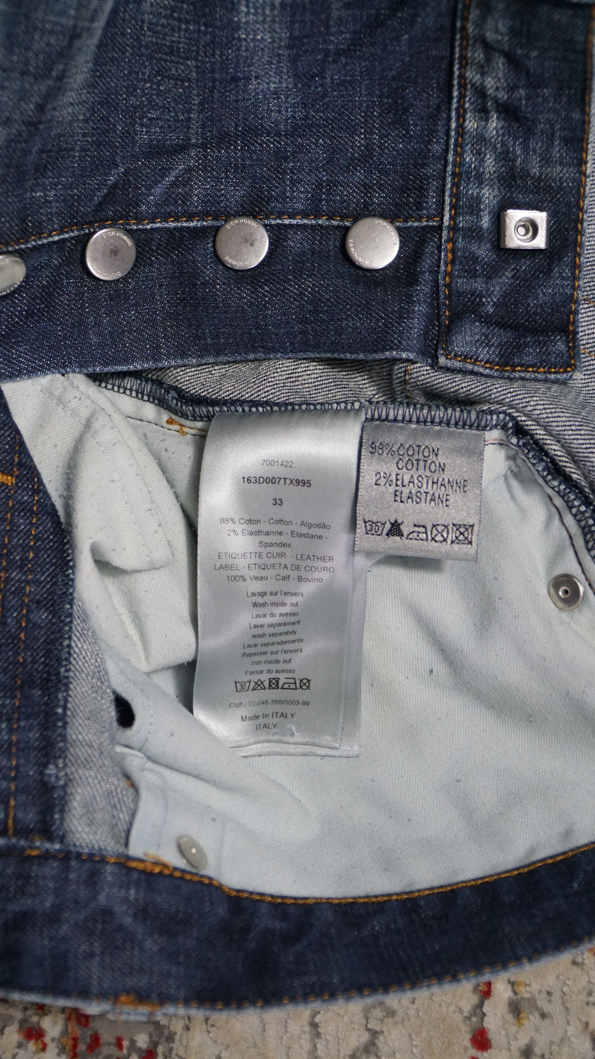 Dior Dior Homme denim by Kris Van Assche W33 Size US 33 - 5 Thumbnail