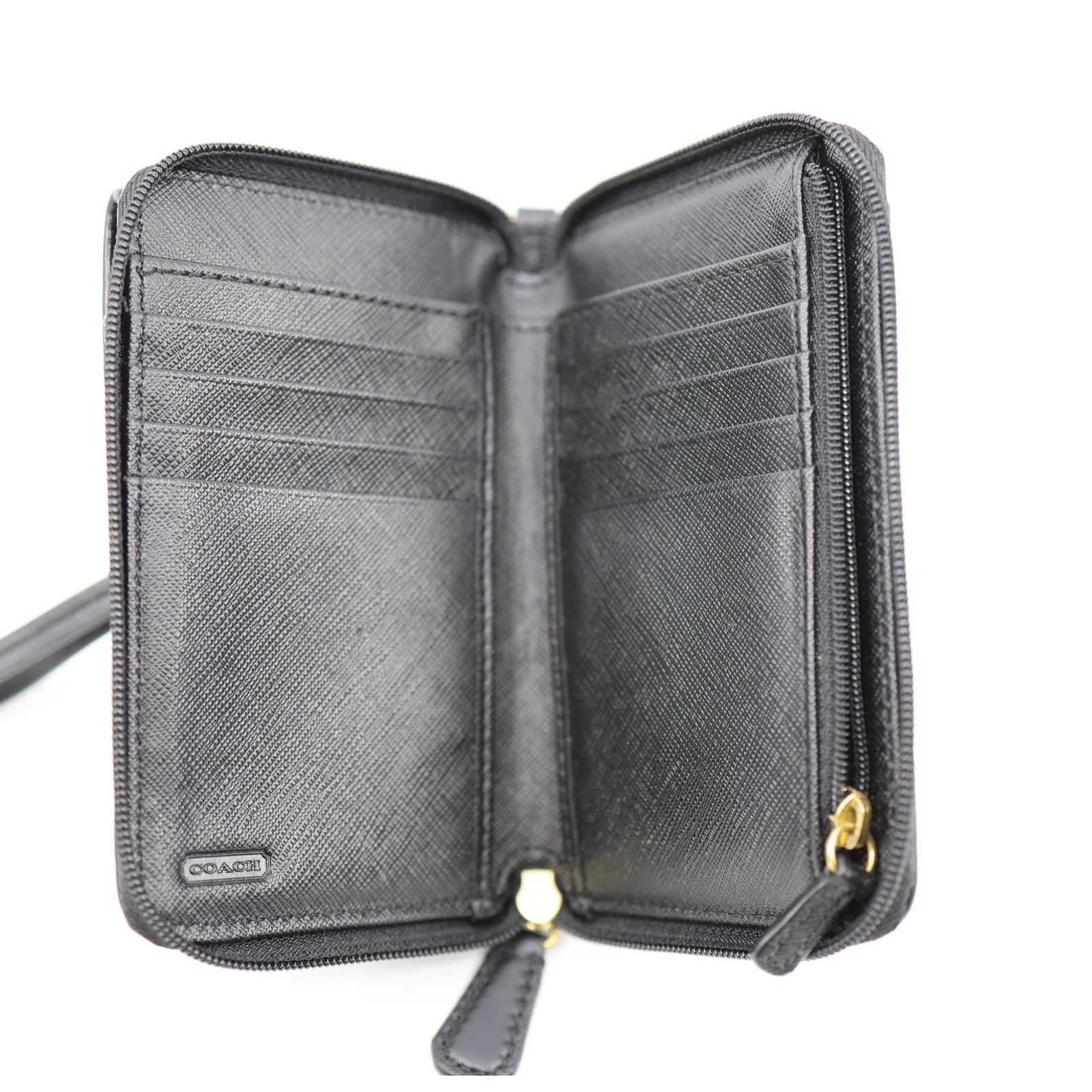 Coach COACH Campbell Wallet Wristlet Phone Leather Turnlock F50070 Size ONE SIZE - 3 Thumbnail