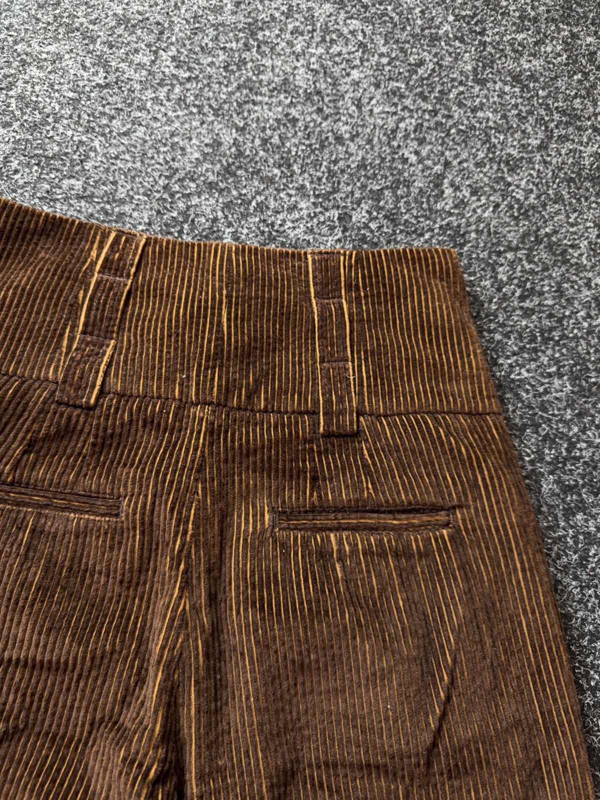 Adolfo Dominguez Adolfo Dominguez 00s Corduroy Wide Leg Pants High Rise Flare Size 25" / US 0 / IT 36 - 18 Thumbnail