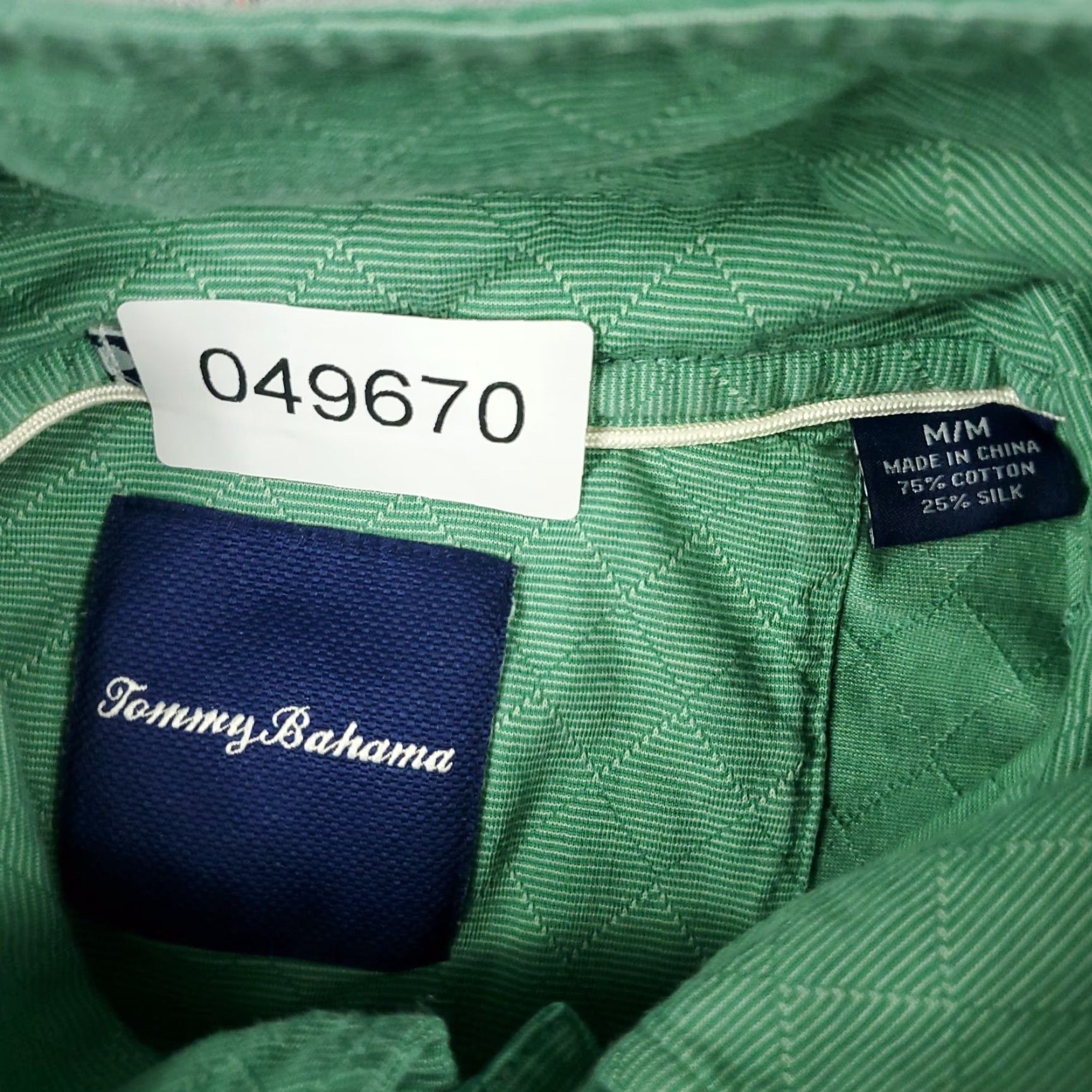 Tommy Bahama Tommy Bahama Polo Shirt Mens Medium Green Casual Short Sleeve Classic Activewear Size US M / EU 48-50 / 2 - 7 Thumbnail