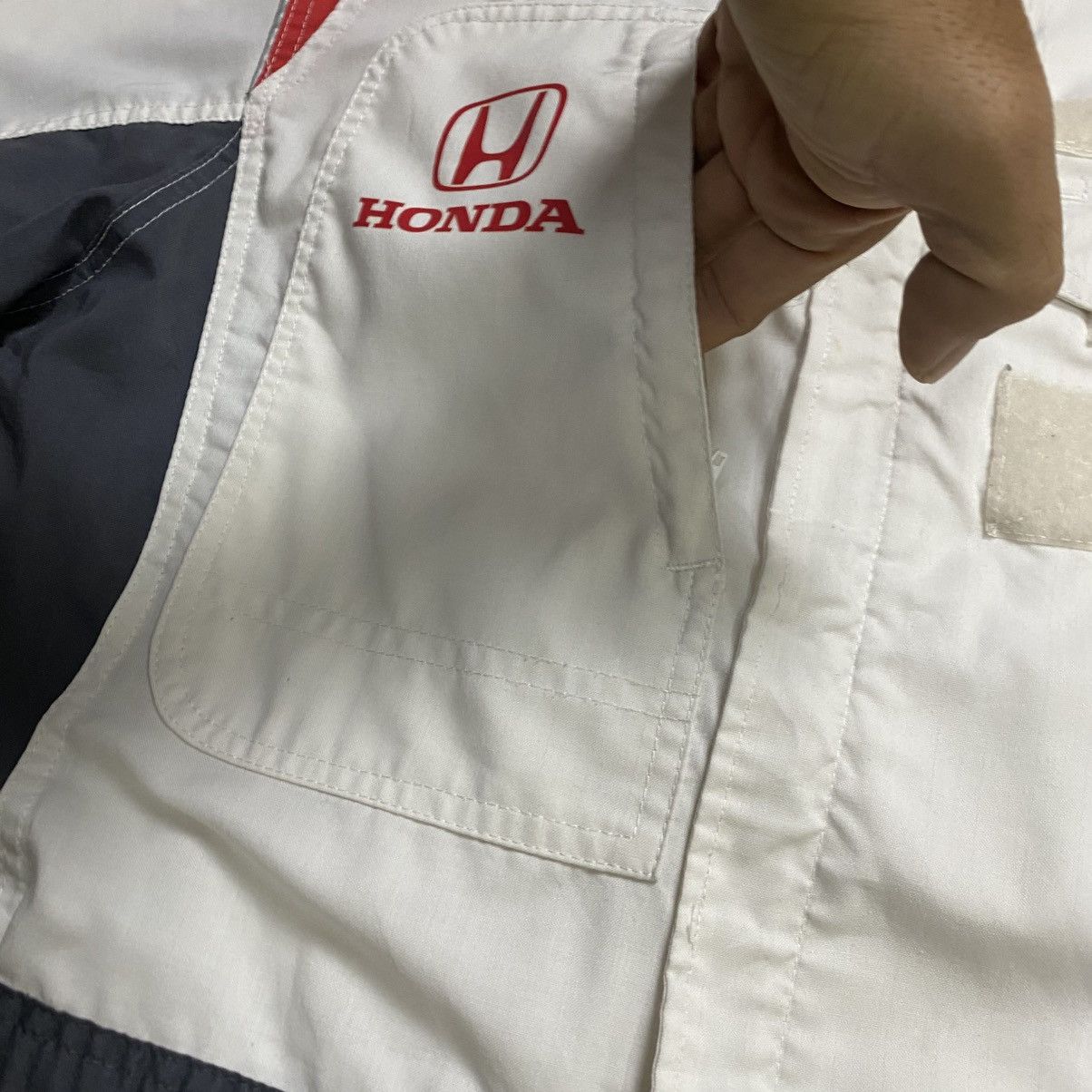 Honda Vintage Honda White Coveralls Waist 33-34 Size US L / EU 52-54 / 3 - 19 Thumbnail