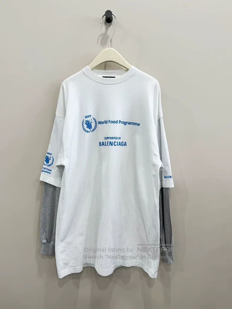 Balenciaga Balenciaga Fake two-piece long-sleeved shirt Size US S / EU 44-46 / 1 - 1 Thumbnail