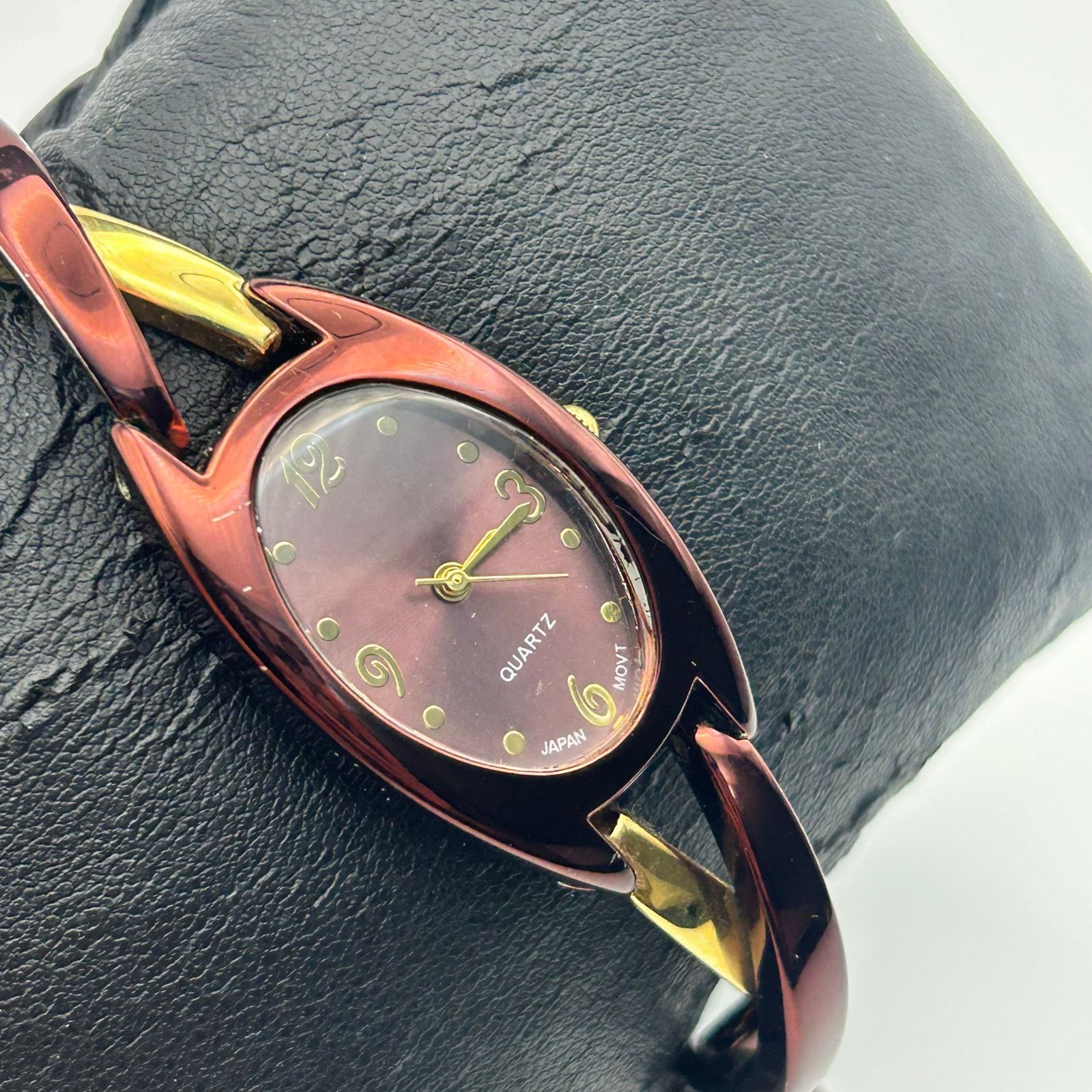 Other Women’s Gold & Metallic Brown Watch Working New Battery Size ONE SIZE - 3 Thumbnail