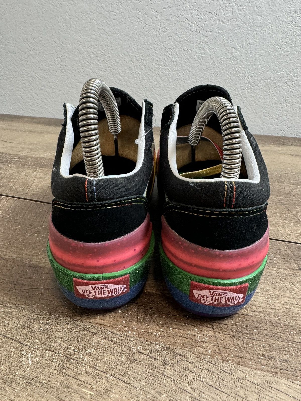 Vans VANS Old Skool Stacked Glitter Black Rainbow M-4.5 W-6 NEW Size US 6 / IT 36 - 4 Thumbnail