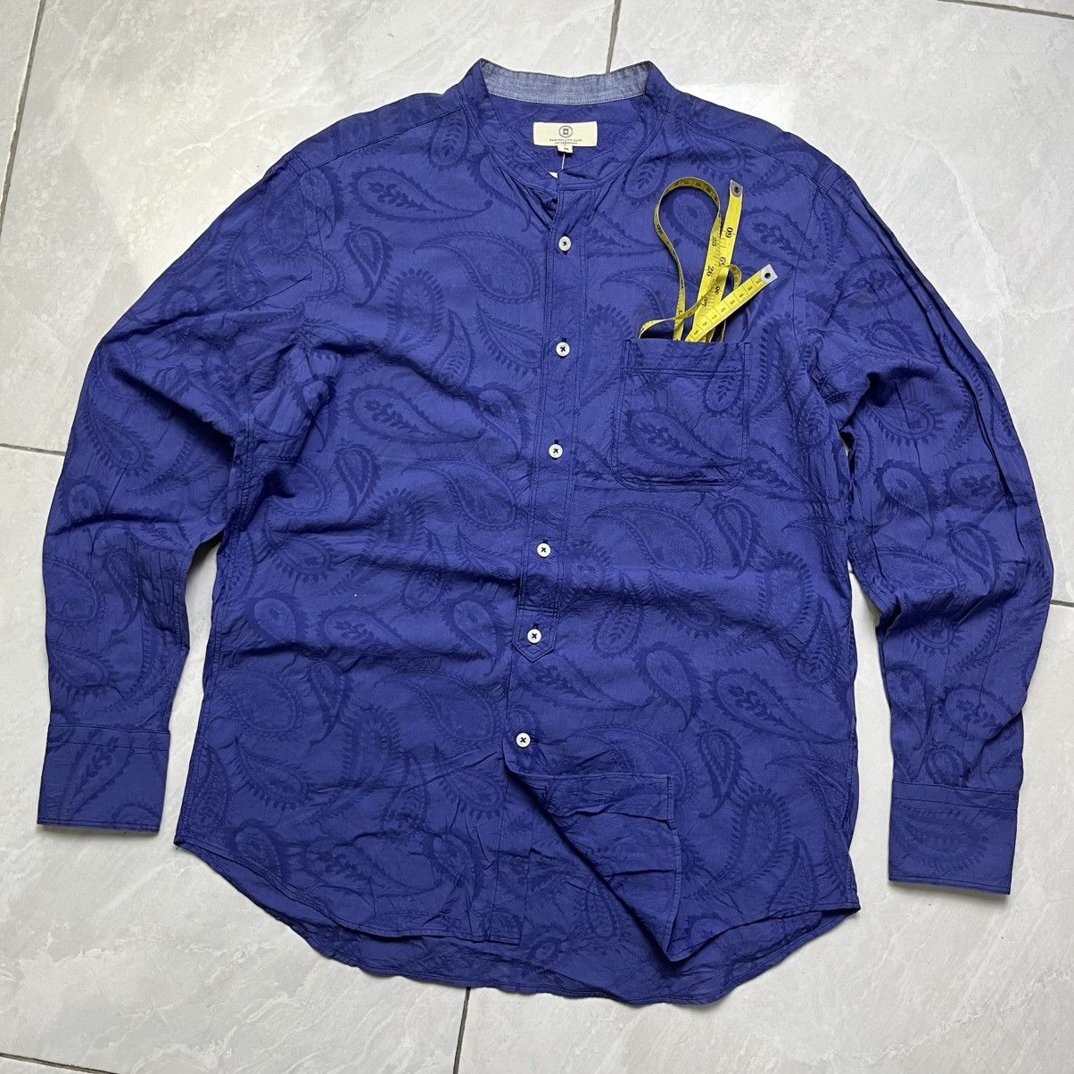 United Arrows United arrows paisley textured material shanghai collar Size US M / EU 48-50 / 2 - 7 Thumbnail