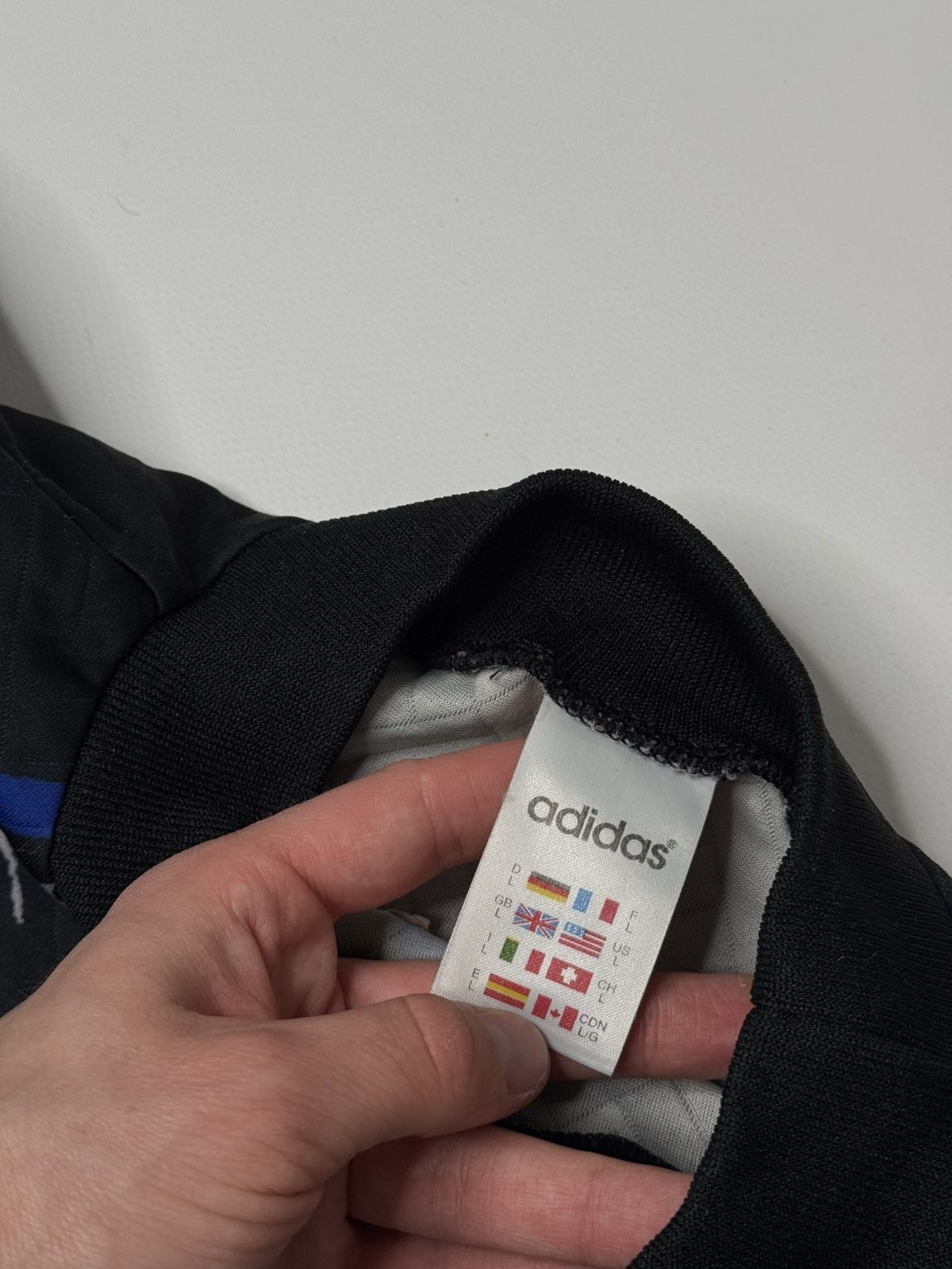 Adidas Vintage 90s Longsleeve jersey swag y2k blokecore sports Size US L / EU 52-54 / 3 - 3 Thumbnail