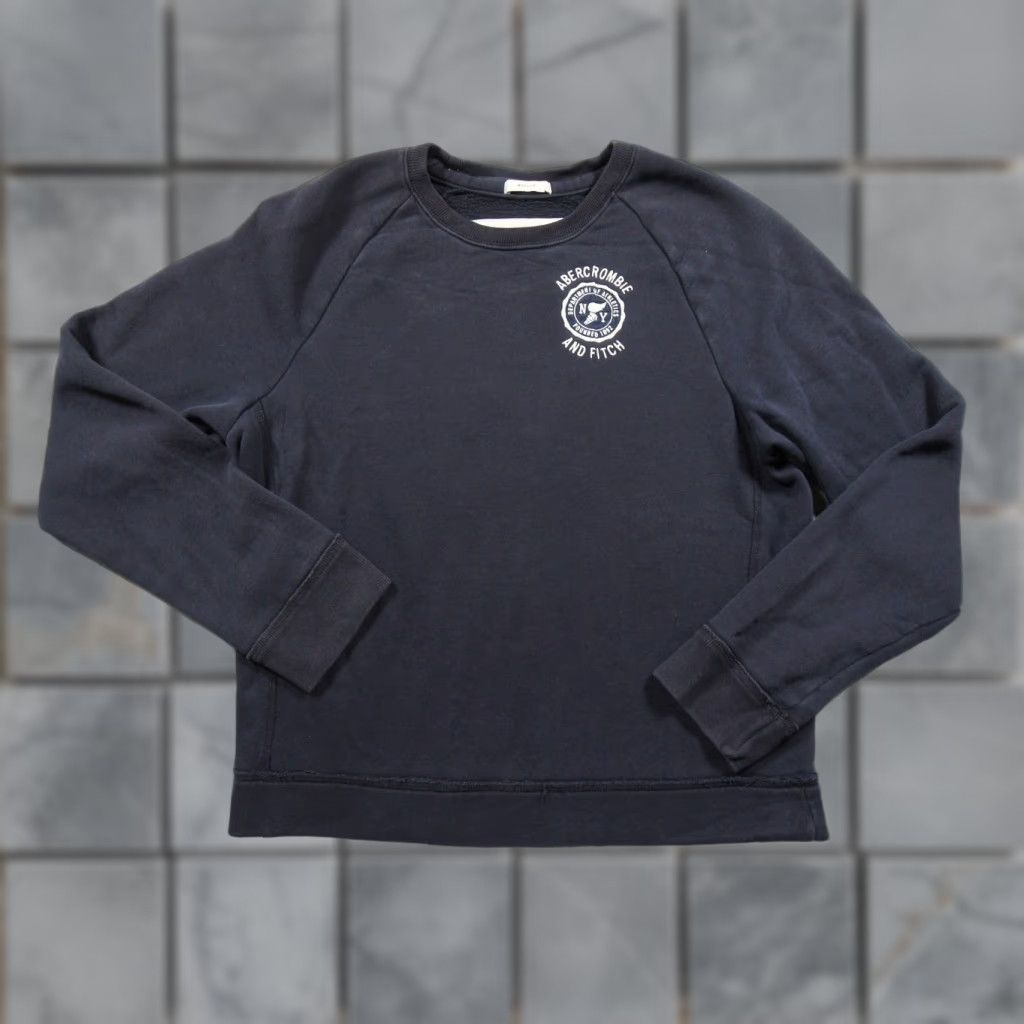 Abercrombie & Fitch Abercrombie & Fitch Sweatshirt Mens XLarge Blue Crewneck Muscle Pullover Adult Size US XL / EU 56 / 4 - 1 Thumbnail