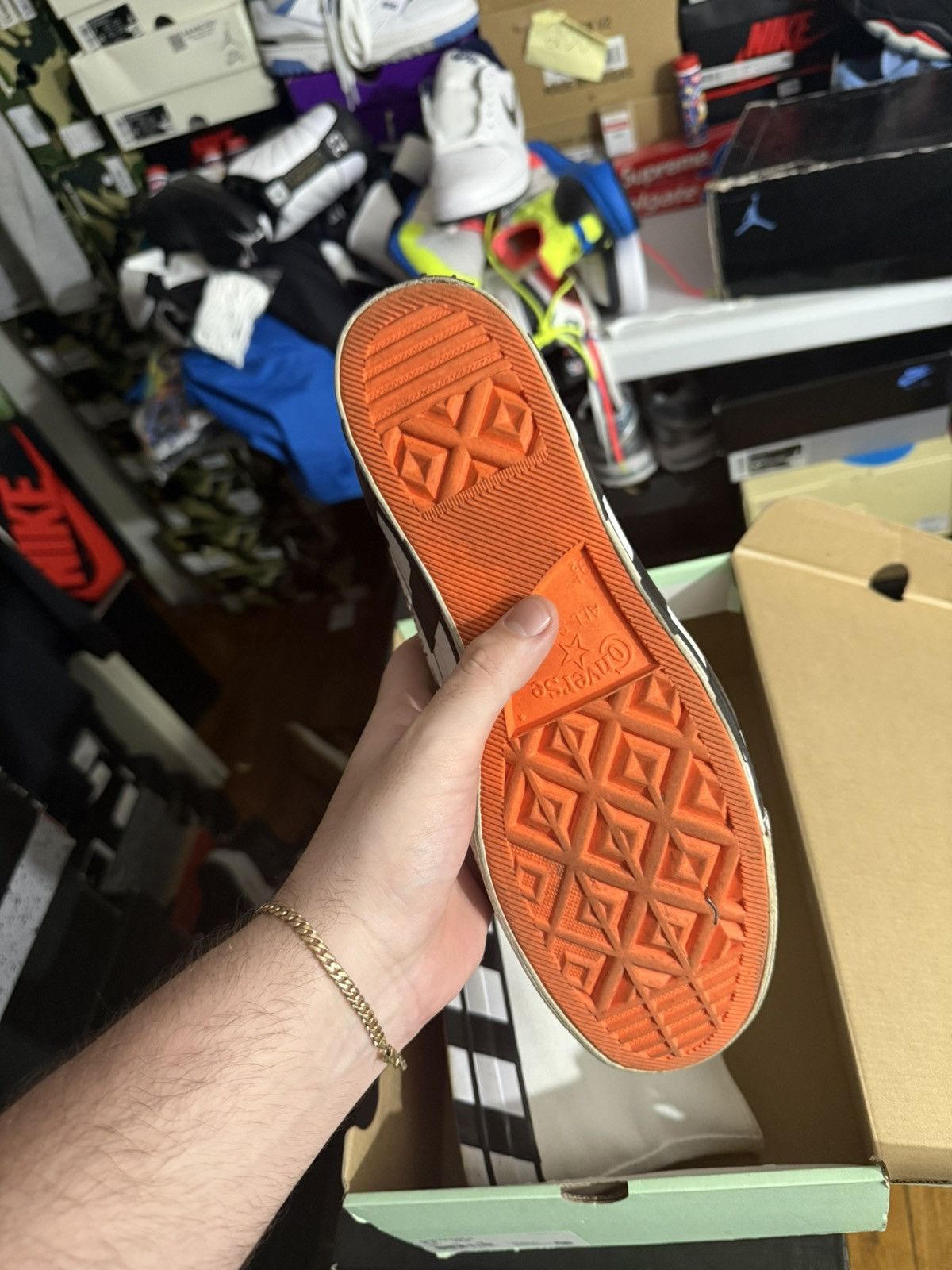 Converse × Off-White Off white converse sz 9.5 Size US 9.5 / EU 42-43 - 5 Thumbnail