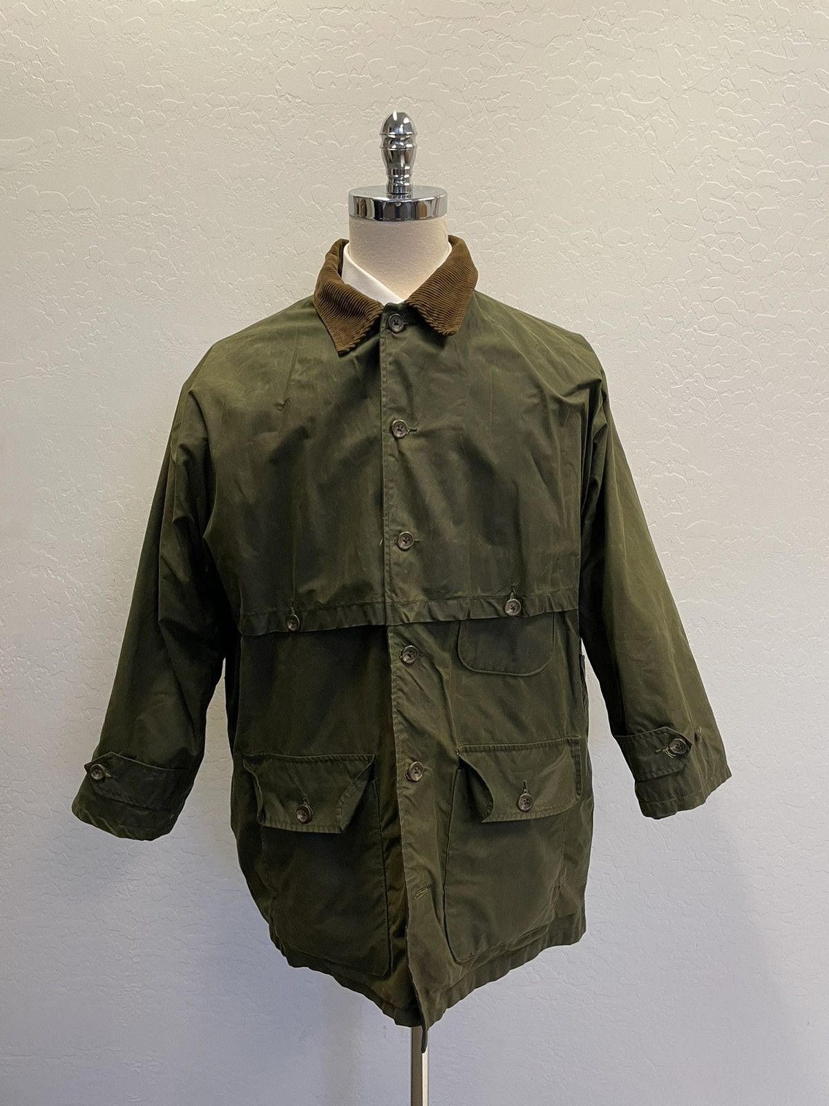 Polo Ralph Lauren × Vintage Vintage Oil Cloth Hunting Jacket Size US XL / EU 56 / 4 - 1 Thumbnail