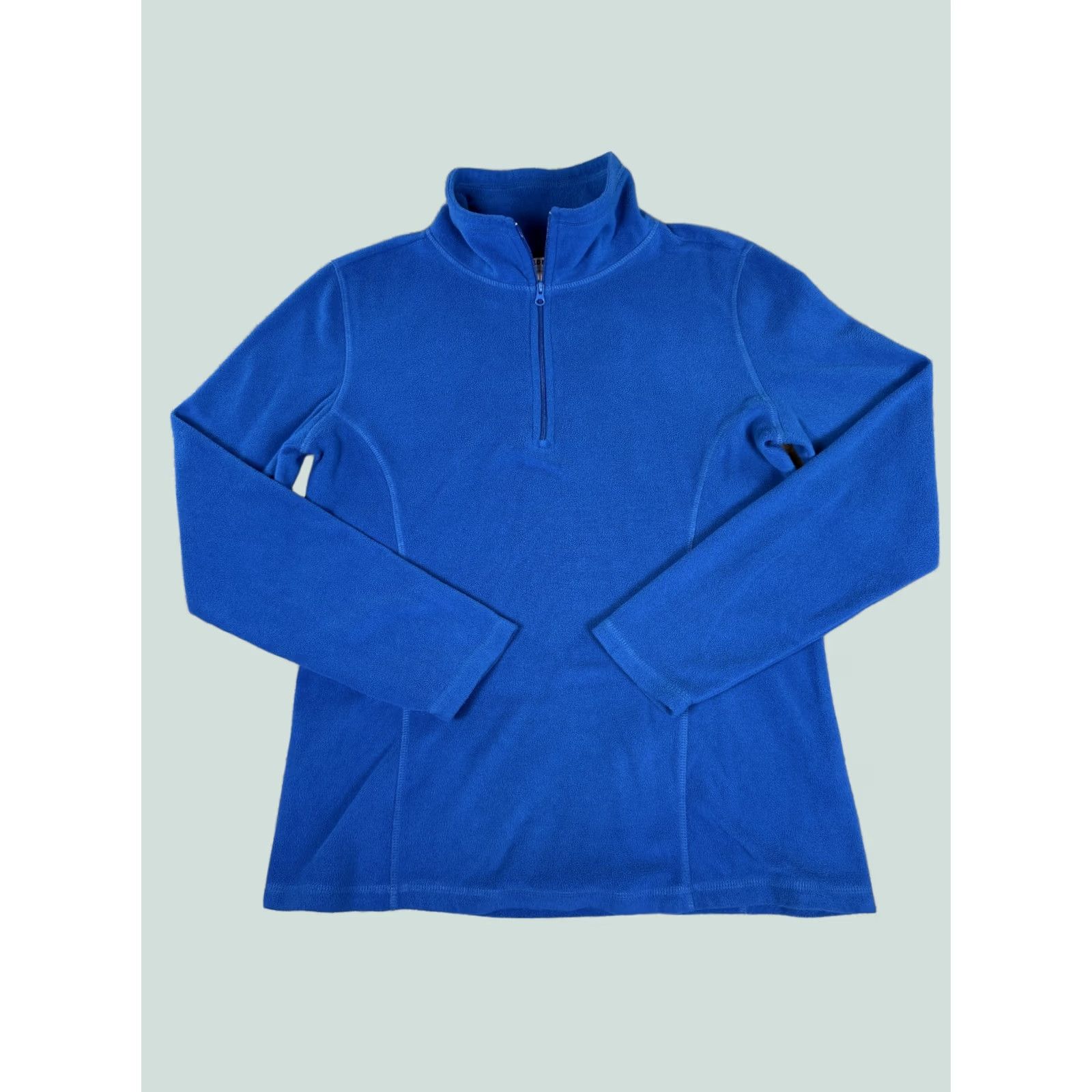 Old Navy Old Navy Fleece Sweatshirt Womens Size M Blue Pull Over 1/4 Zip Up Stretch E222 Size M / US 6-8 / IT 42-44 - 1 Thumbnail