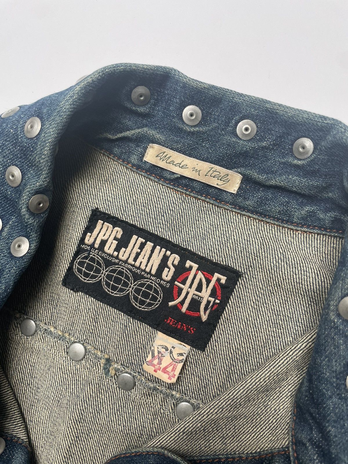 Jean Paul Gaultier 2000s JPG Jeans studded denim jacket Size M / US 6-8 / IT 42-44 - 5 Thumbnail