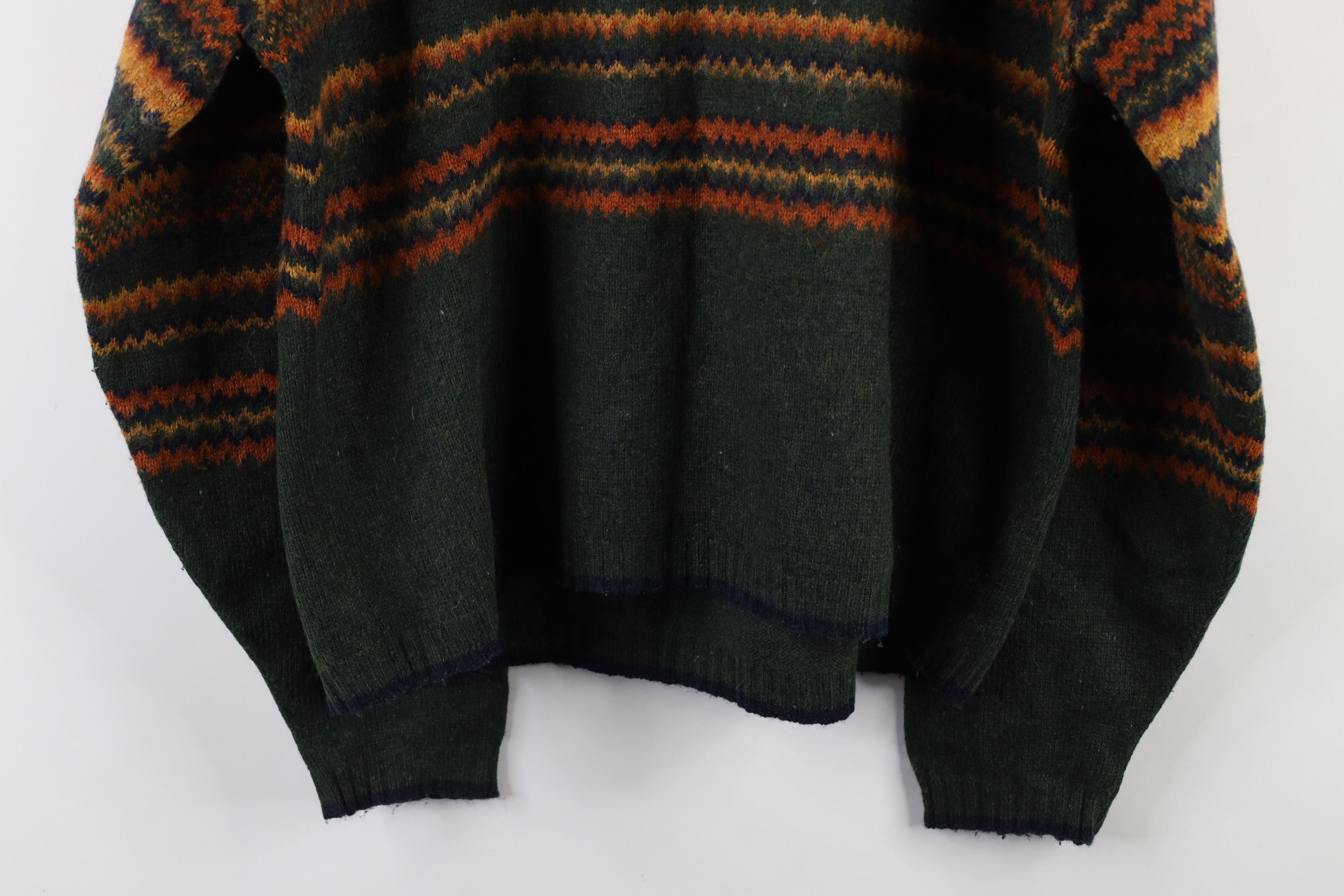 Vintage Vintage 90s Streetwear Rainbow Fair Isle Knit Sweater USA Size M / US 6-8 / IT 42-44 - 9 Thumbnail