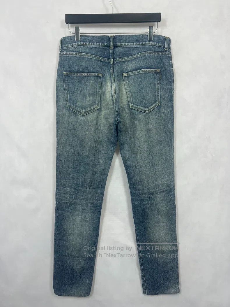 Saint Laurent Paris Saint Laurent Paris Cut Patch Destroyed Jeans Size US 33 - 2 Thumbnail