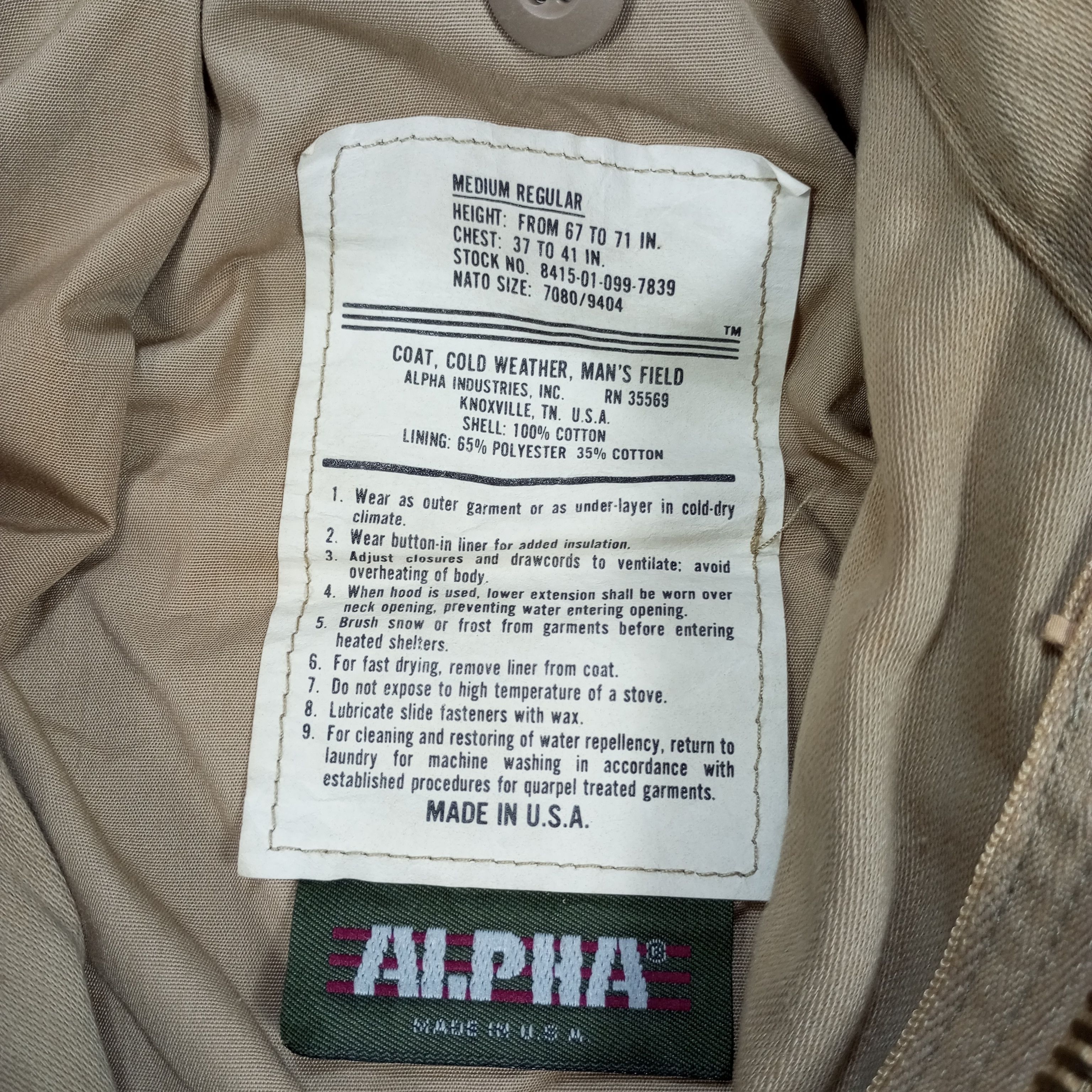 Alpha Industries × Vintage Alpha Industries X Custom Undercover Logo Style Jacket Size US M / EU 48-50 / 2 - 7 Thumbnail