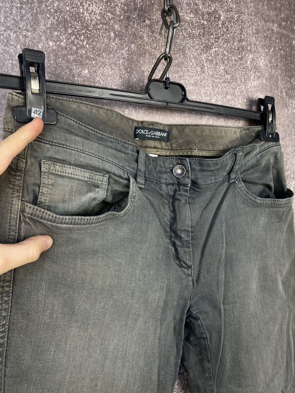 Dolce & Gabbana × Vintage VINTAGE DOLCE&GABBANA FLARE DENIM PANTS JEANS Size 32" / US 10 / IT 46 - 6 Thumbnail