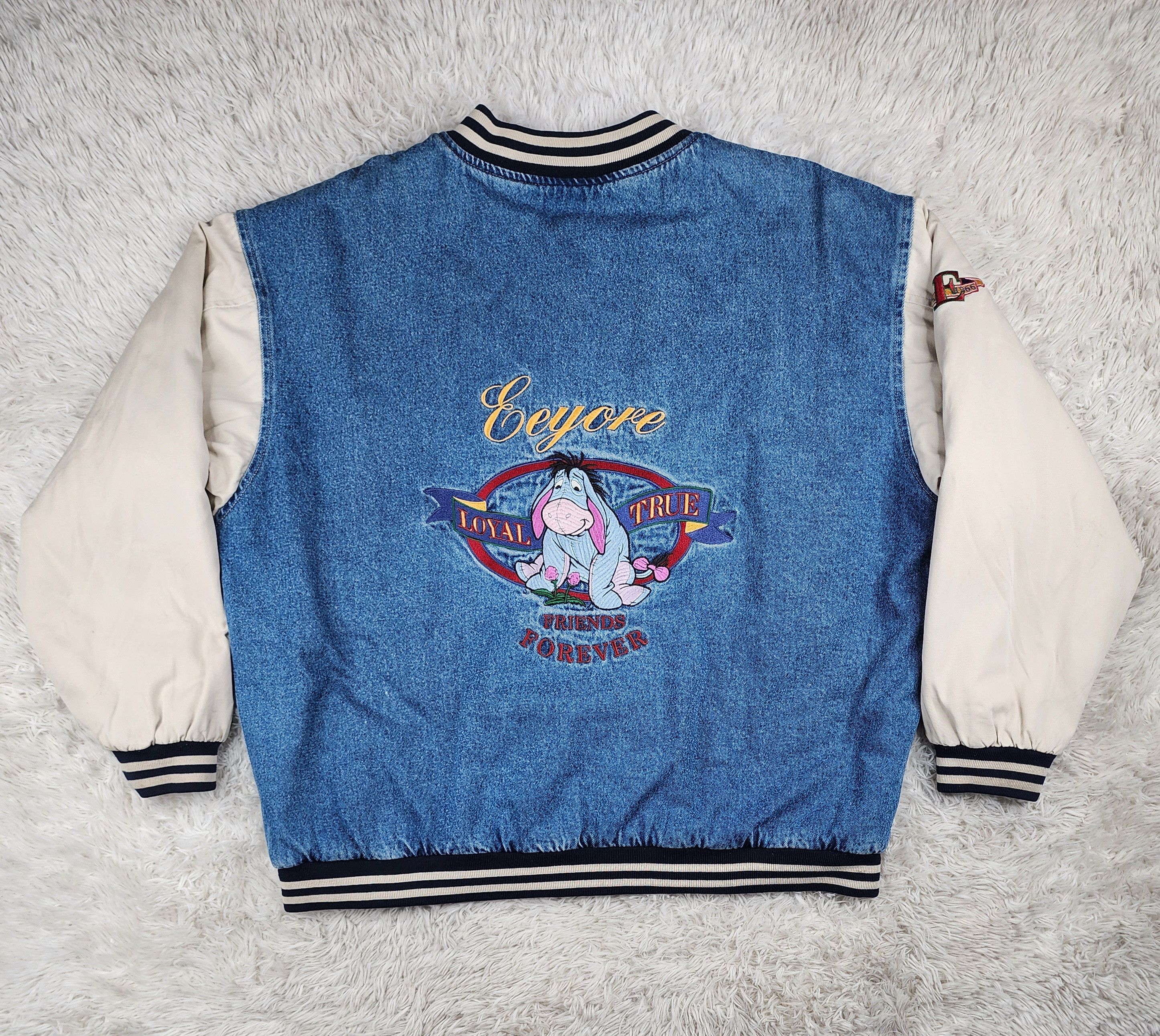 Disney Vintage Disney Eeyore friends forever denim jacket Size XL Size US XL / EU 56 / 4 - 8 Thumbnail