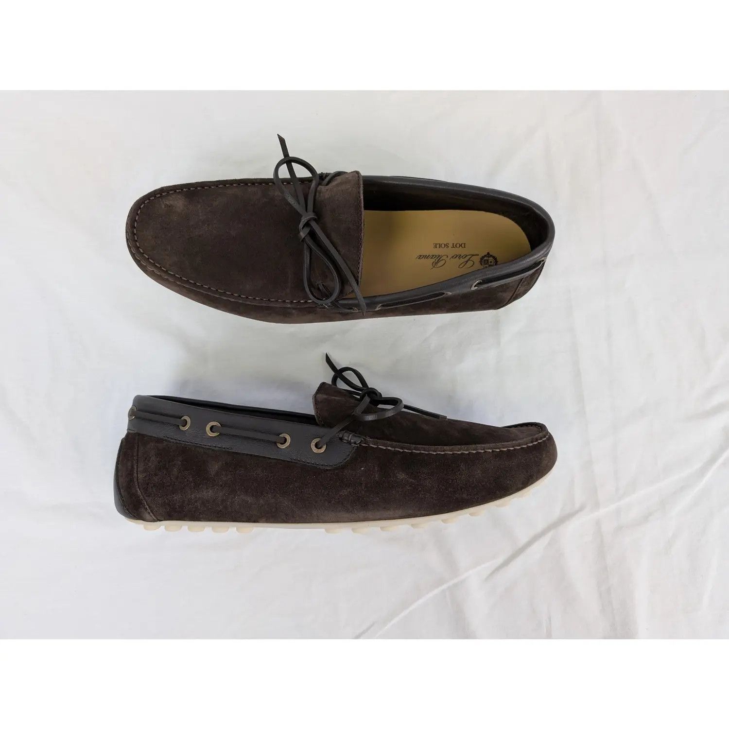 Loro Piana o1srvl11e0825 Dot Sole Walk Suede Loafers in Chocolate Brown Size US 8 / EU 41 - 1 Thumbnail