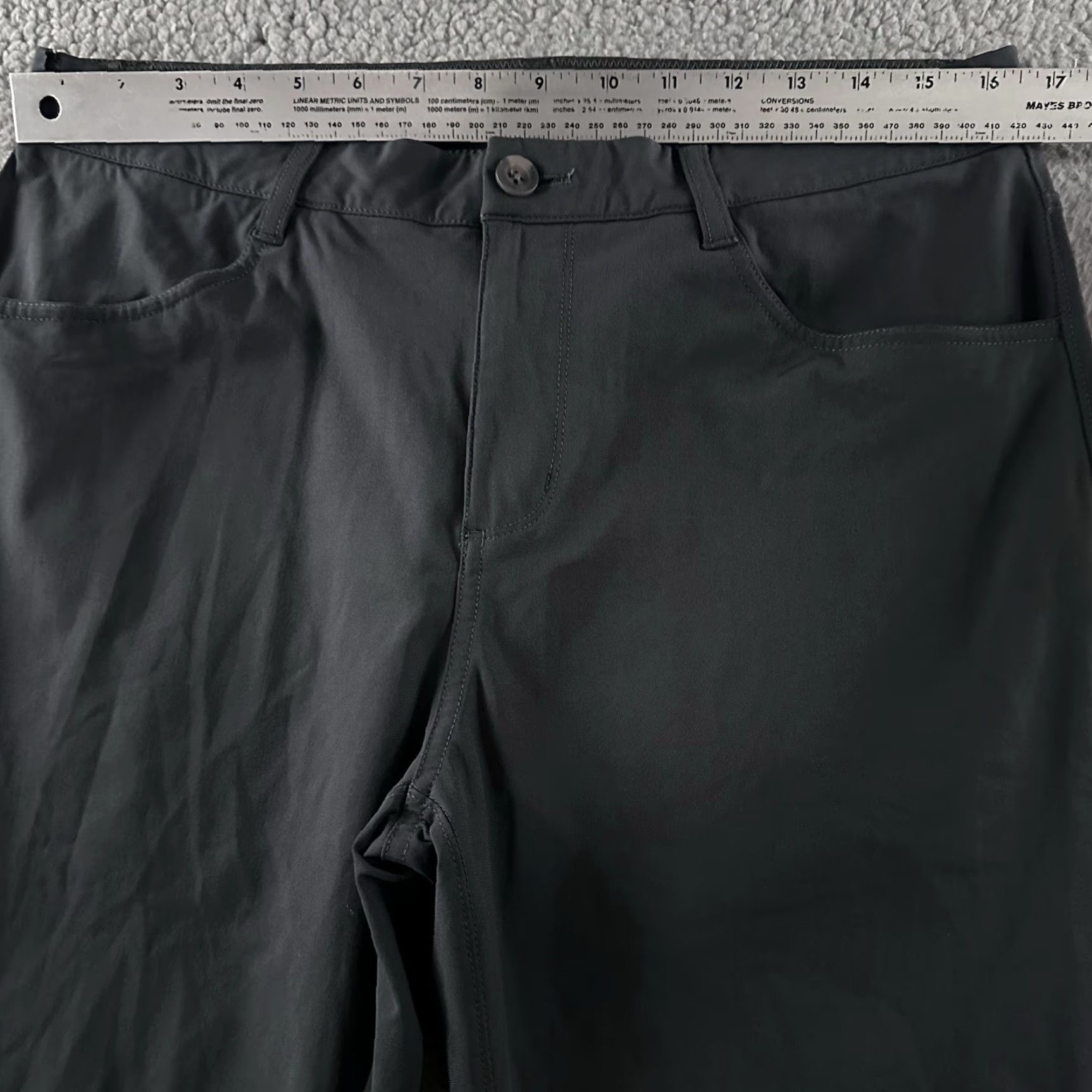 Vuori Vuori Mens Pants Blue Size 33 Meta Chino 100% Polyester Size US 33 - 5 Thumbnail