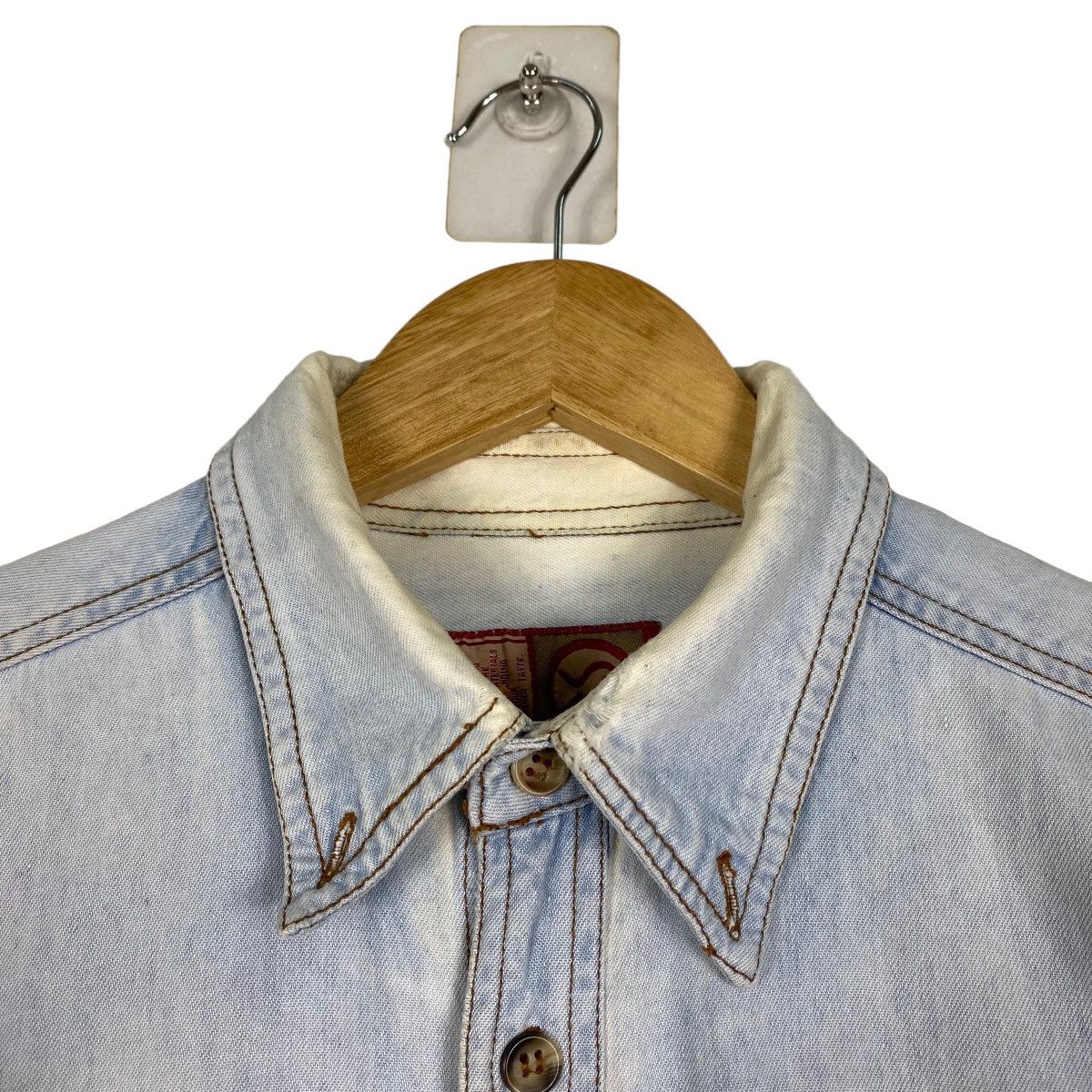 Japanese Brand Durghscott Denim Shirt Size US M / EU 48-50 / 2 - 9 Thumbnail