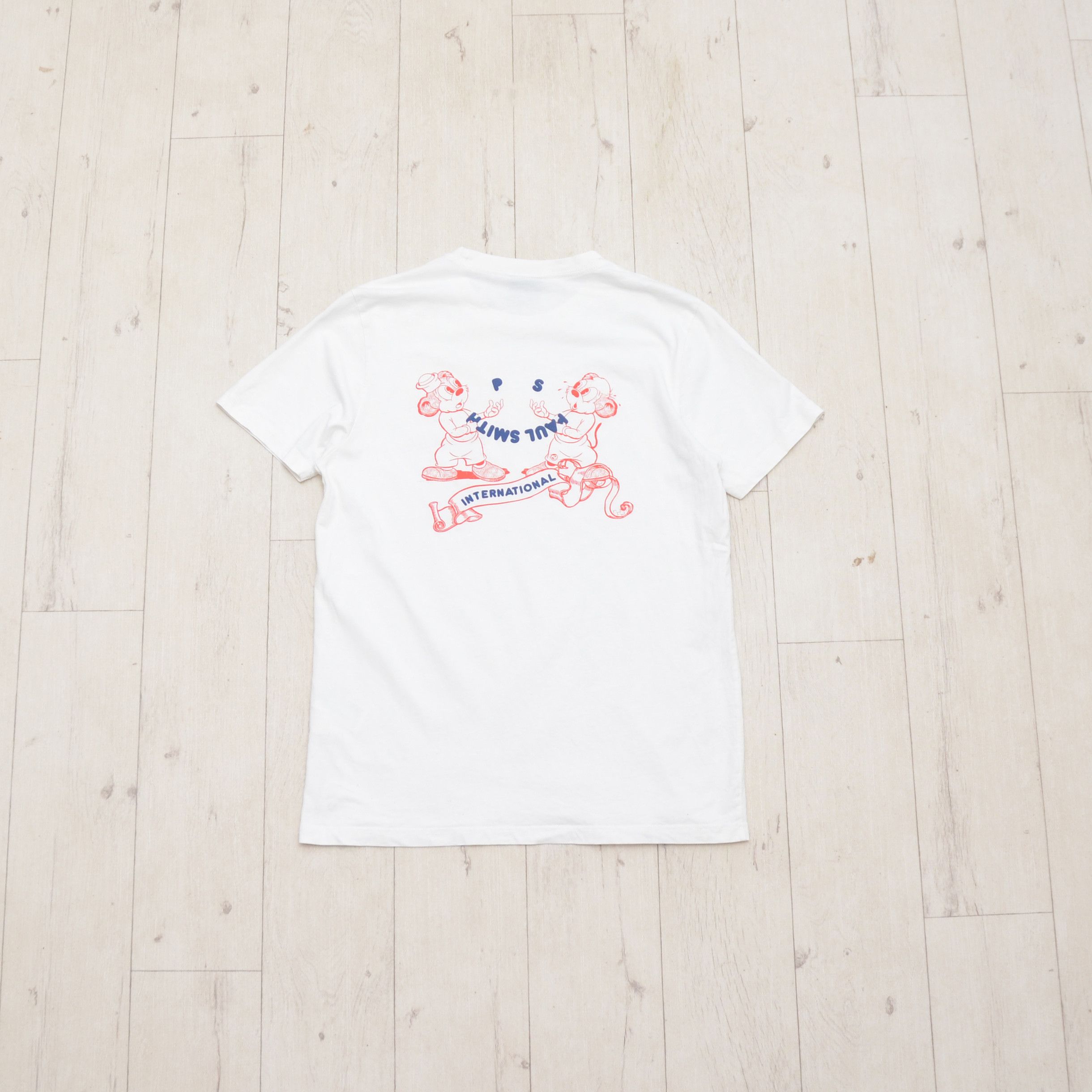 Paul Smith PS Paul Smith International Chipmunk White Circle Graphic Size US M / EU 48-50 / 2 - 13 Thumbnail