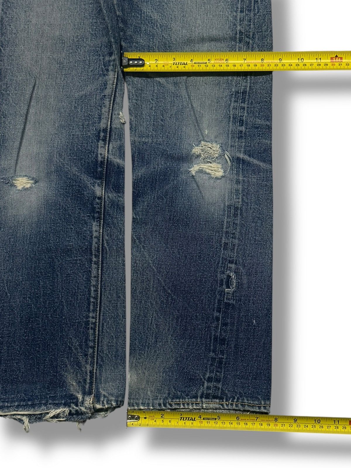 Denime Vintage 90s Denime Lot 221 Japanese Selvedge Denim Jeans W27 Size US 27 - 20 Thumbnail