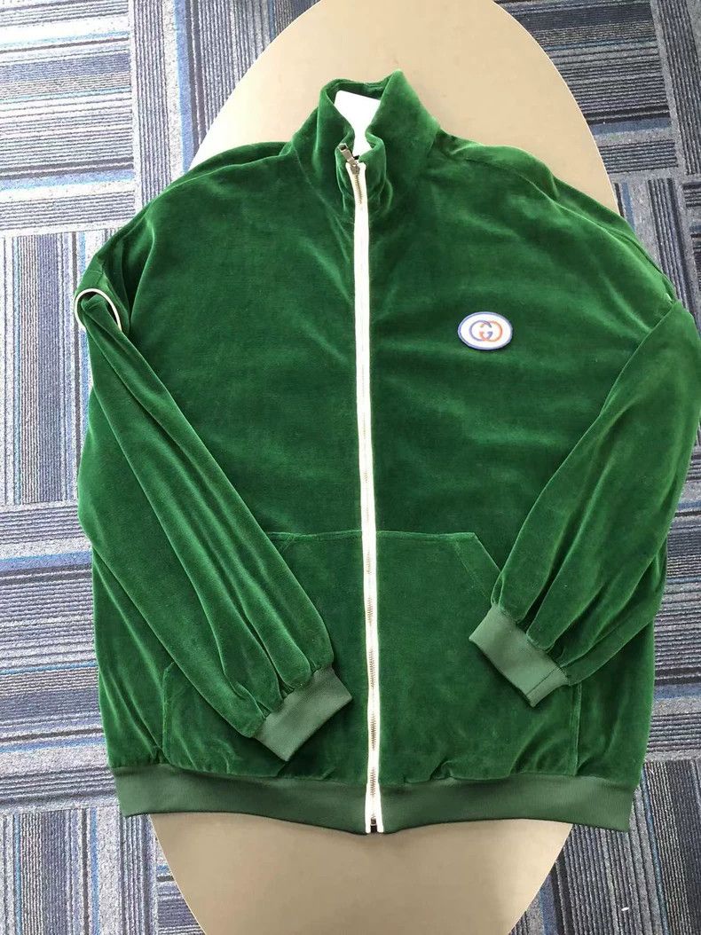 Gucci Gucci Classic logo sleeve detachable velvet jacket 2504-Nex Size US M / EU 48-50 / 2 - 1 Thumbnail