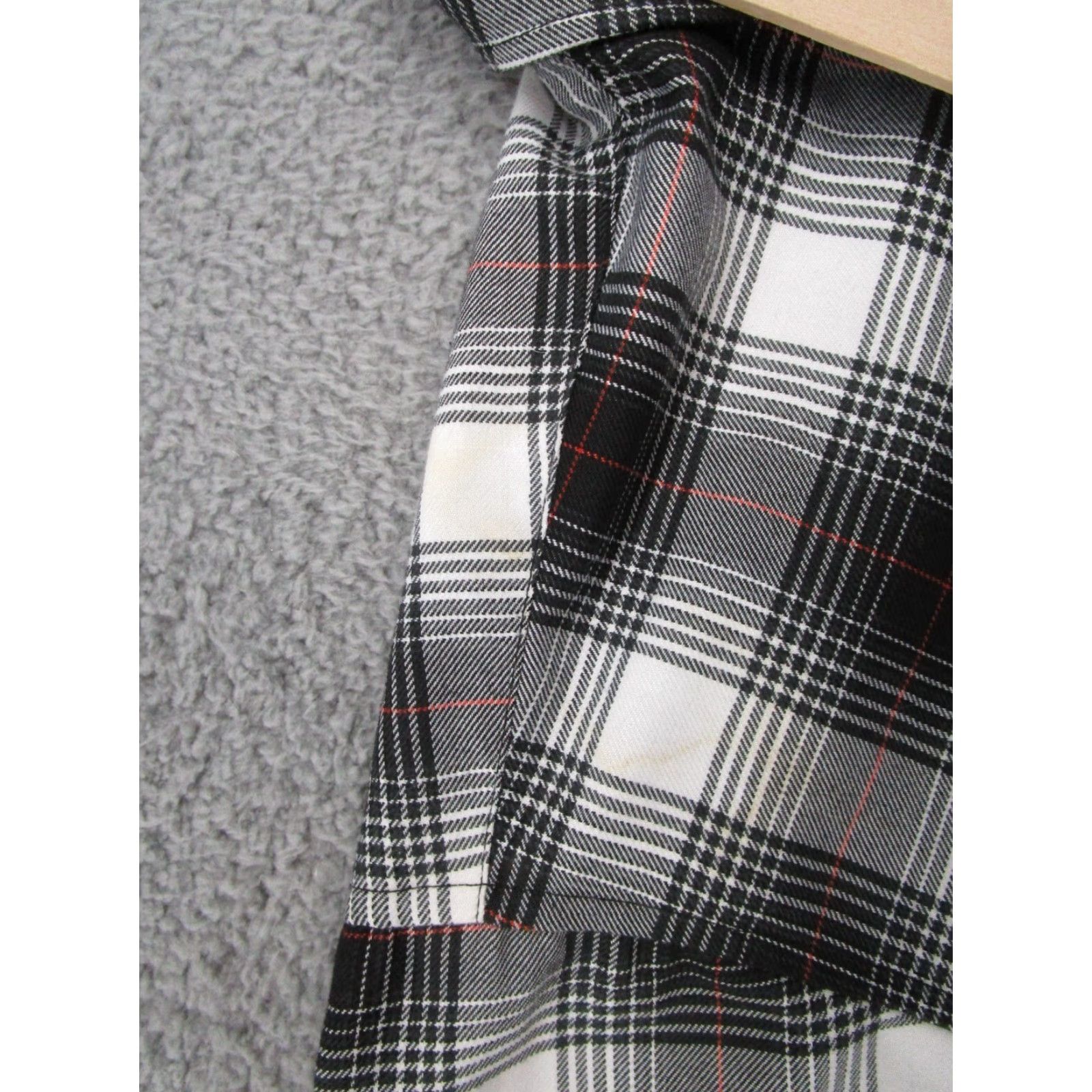 Vintage Dixxon Arthur Black White Plaid Snap Up Flannel Shirt Men's Size 4X Read Size US XXL / EU 58 / 5 - 5 Thumbnail