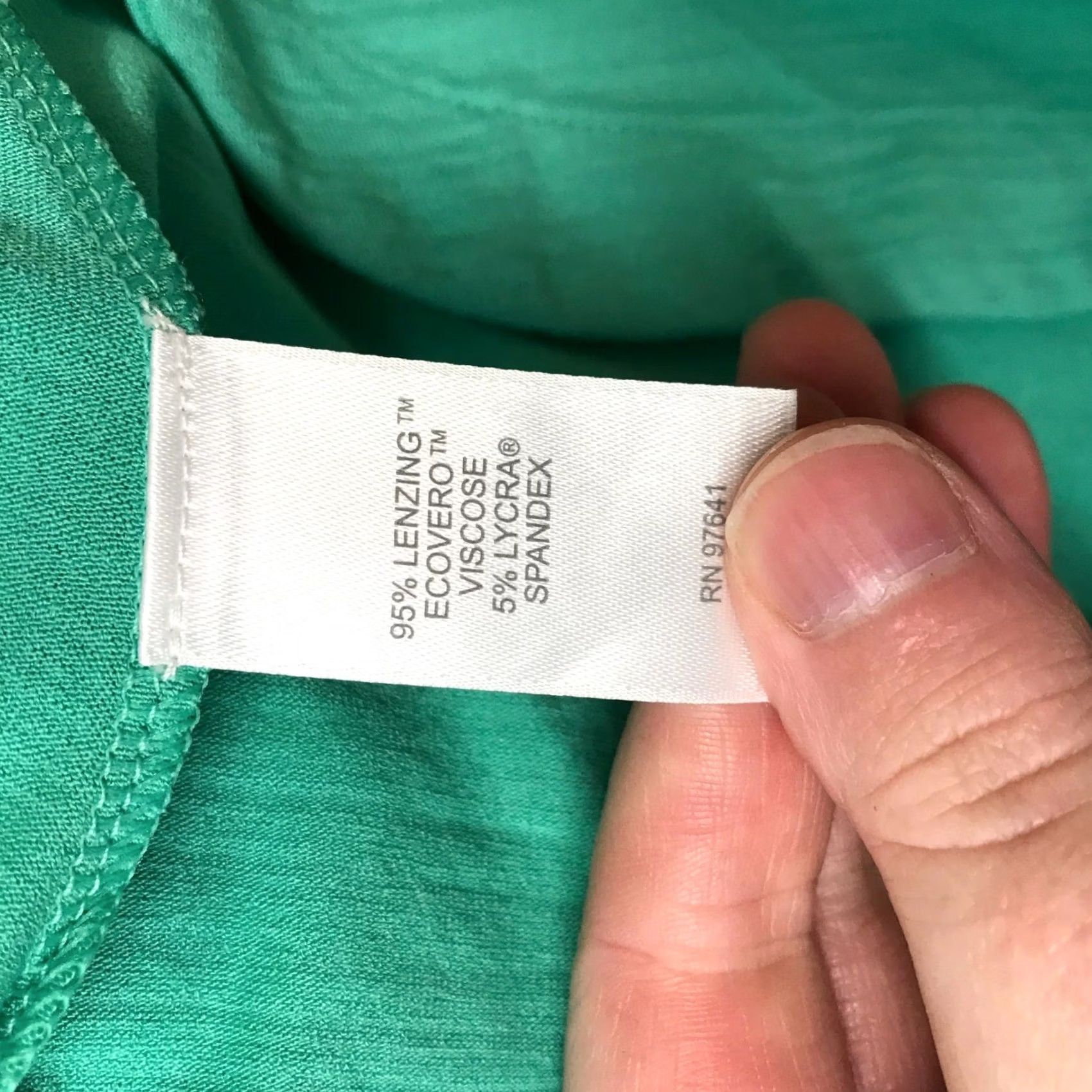 J. Jill J. Jill Wearever Mint Green Slub Knit Boat Neck Tunic Top Large 3/4 Sleeve Size L / US 10 / IT 46 - 8 Thumbnail
