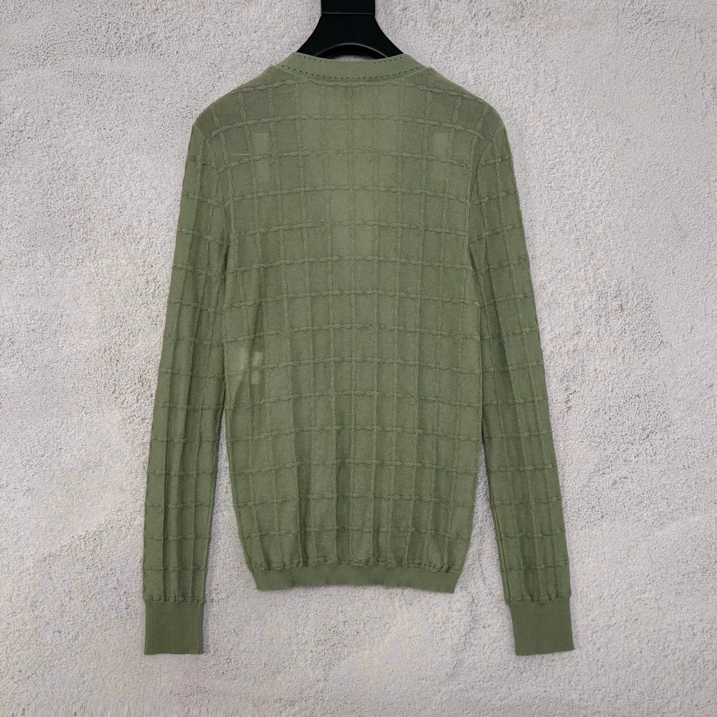 Chanel Chanel Women's Green Openwork Knit Cardigan Size S / US 4 / IT 40 - 2 Thumbnail