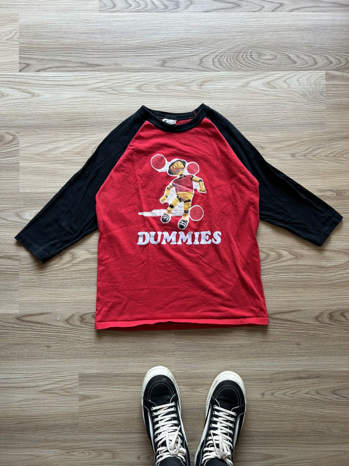 Band Tees RARE! 1980s Crash Test Dummies x Salt N Pepper Raglan tee Size US M / EU 48-50 / 2 - 1 Thumbnail