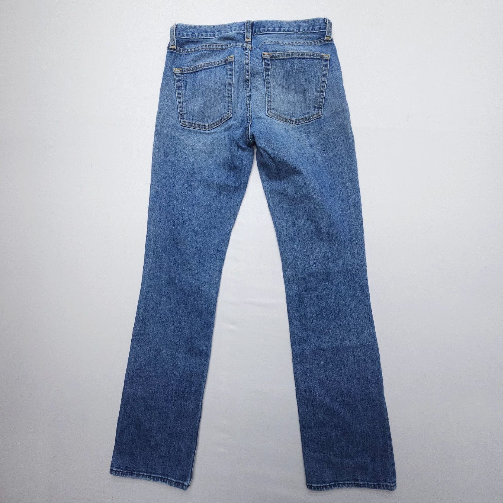 J.Crew Vtg J.CREW USA Low Rise Bootcut Jeans Womens 28 x 31 Blue 2000s Western American Jeans Size 28" / US 6 / IT 42 - 2 Thumbnail