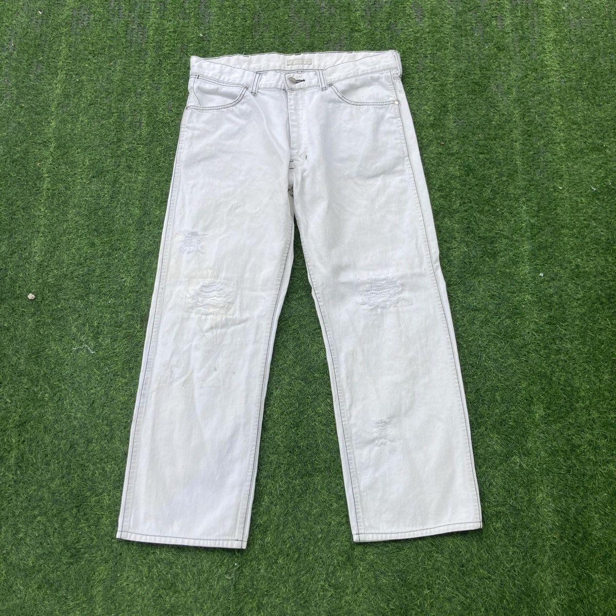 Number (N)ine NUMBER NINE DISTRESSED JEANS Size US 34 / EU 50 - 1 Thumbnail