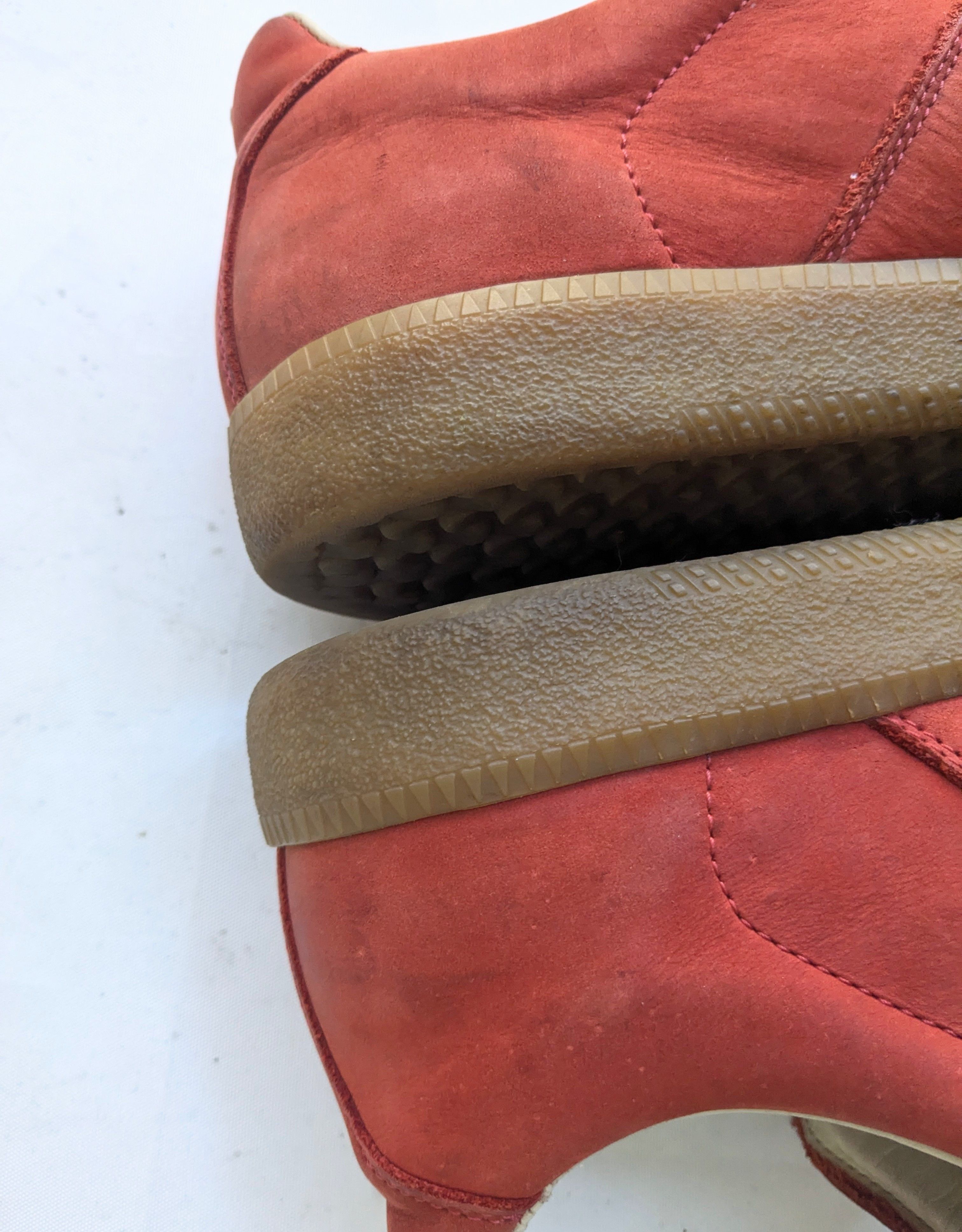 Maison Margiela Maison Margiela GAT Replica Red 10 43 Low Top Paint Splatter Size US 10 / EU 43 - 9 Thumbnail