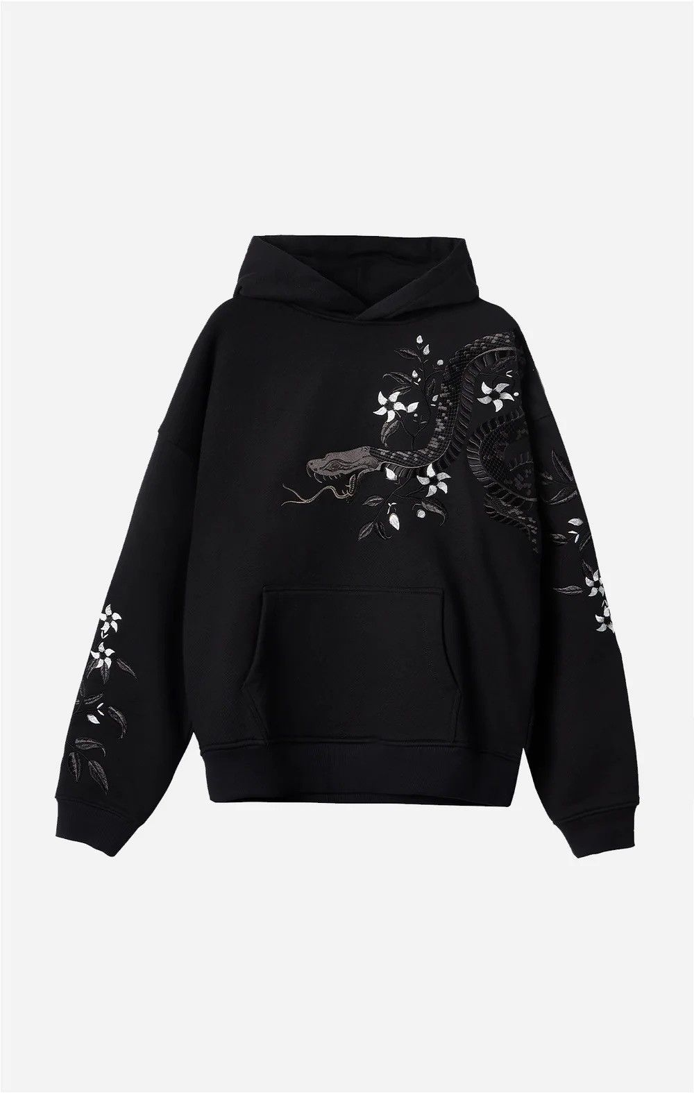 Only The Blind NIGHT PYTHON EMBROIDERED HOODIE Size US XL / EU 56 / 4 - 1 Thumbnail