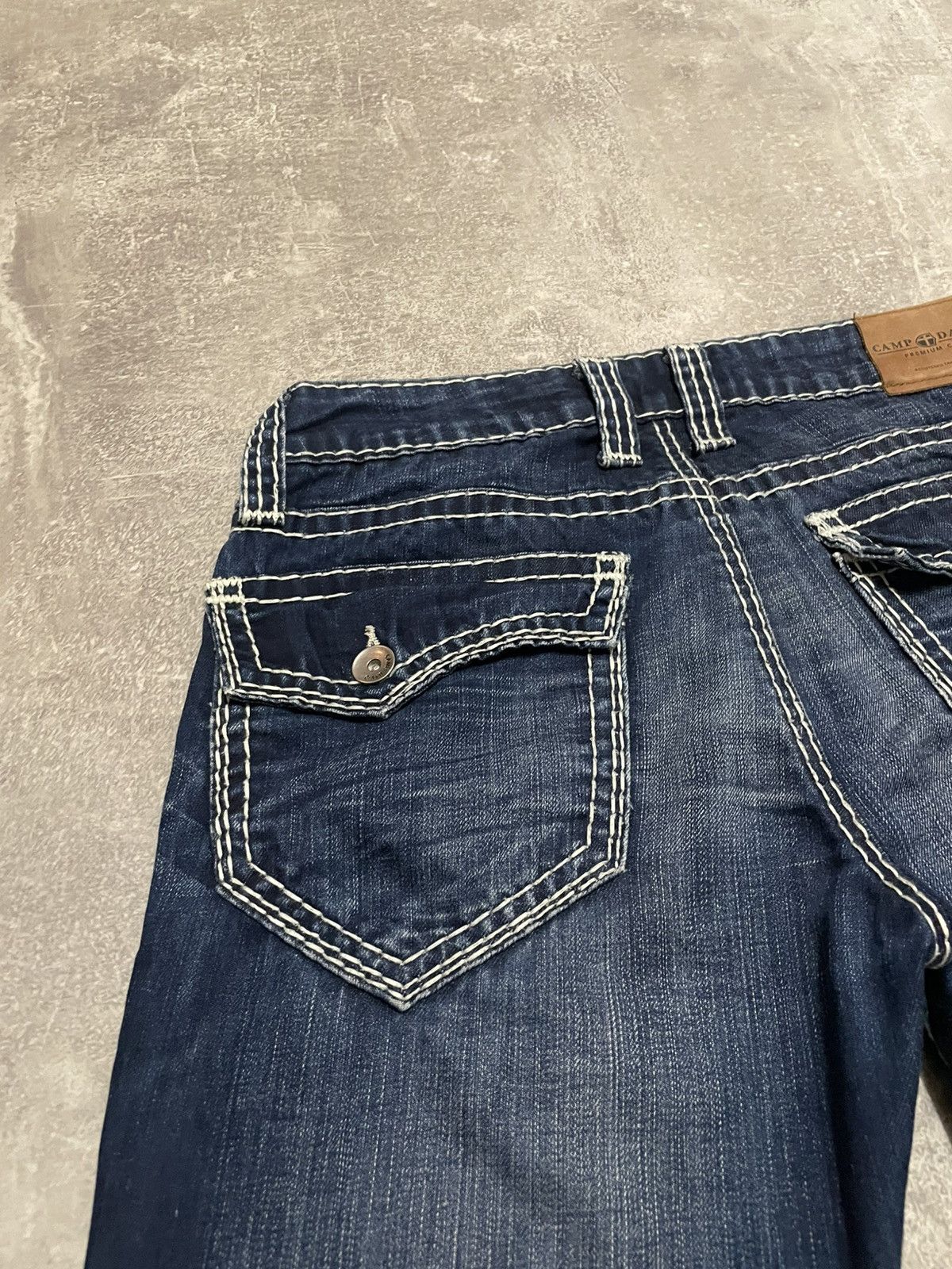 Camp David Vintage Camp David Regular Fit True Religion Style Jeans Y2K Size US 31 - 19 Thumbnail