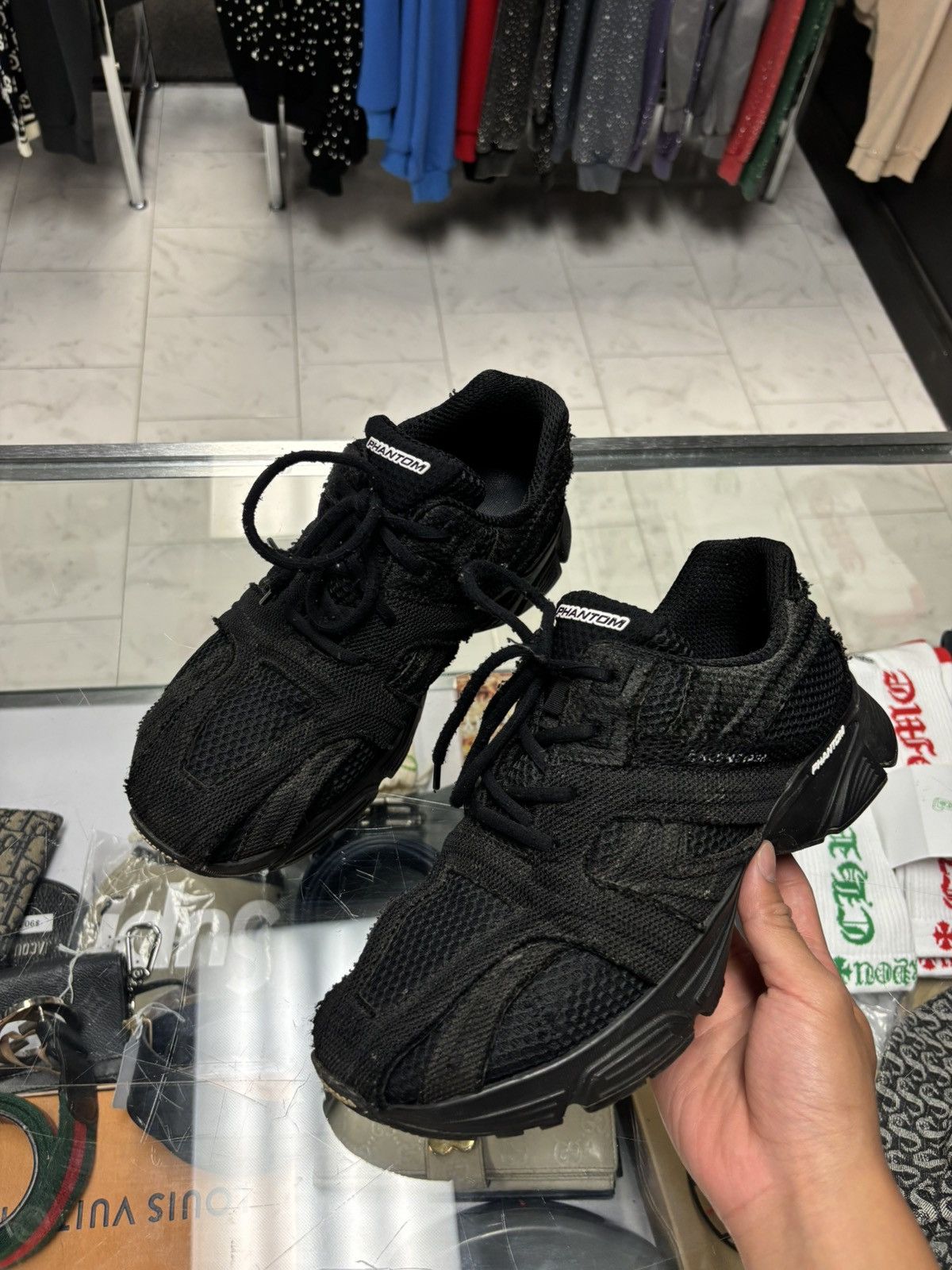 Balenciaga Black Balenciaga Phantom Sneakers | Grailed