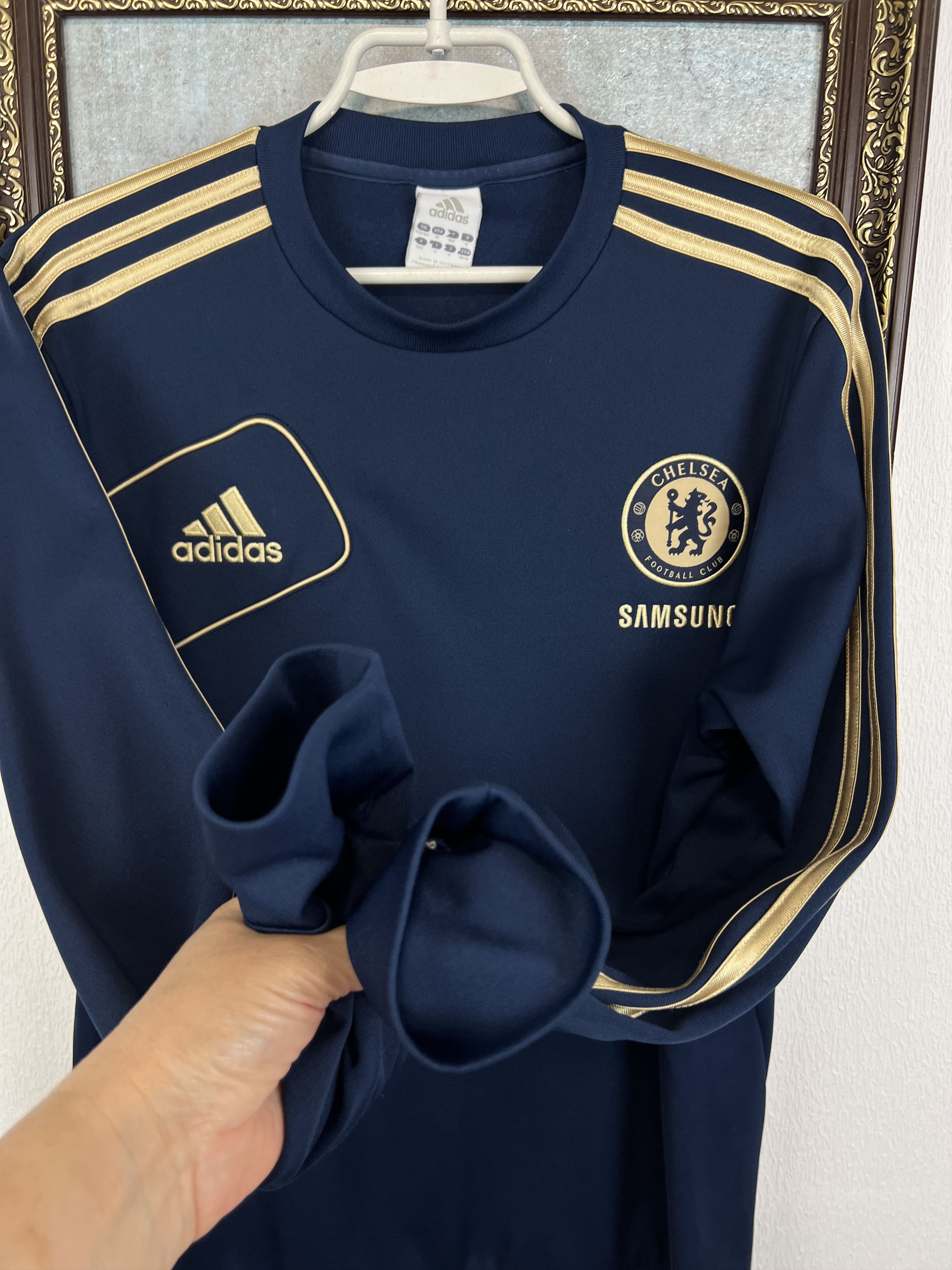 Adidas Vintage Chelsea Football Sweatshirt Soccer Jacket Rare Size US M / EU 48-50 / 2 - 4 Thumbnail