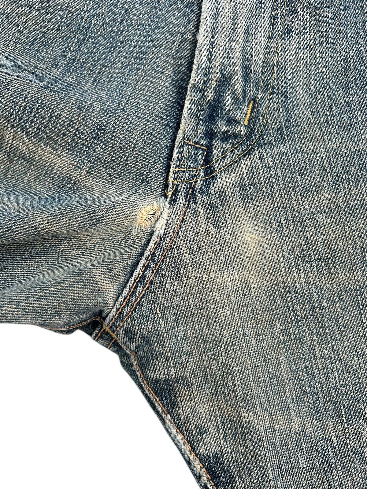 Kapital Vintage Edwin 505 Selvedge Rusty Denim Jeans Size US 34 / EU 50 - 9 Thumbnail