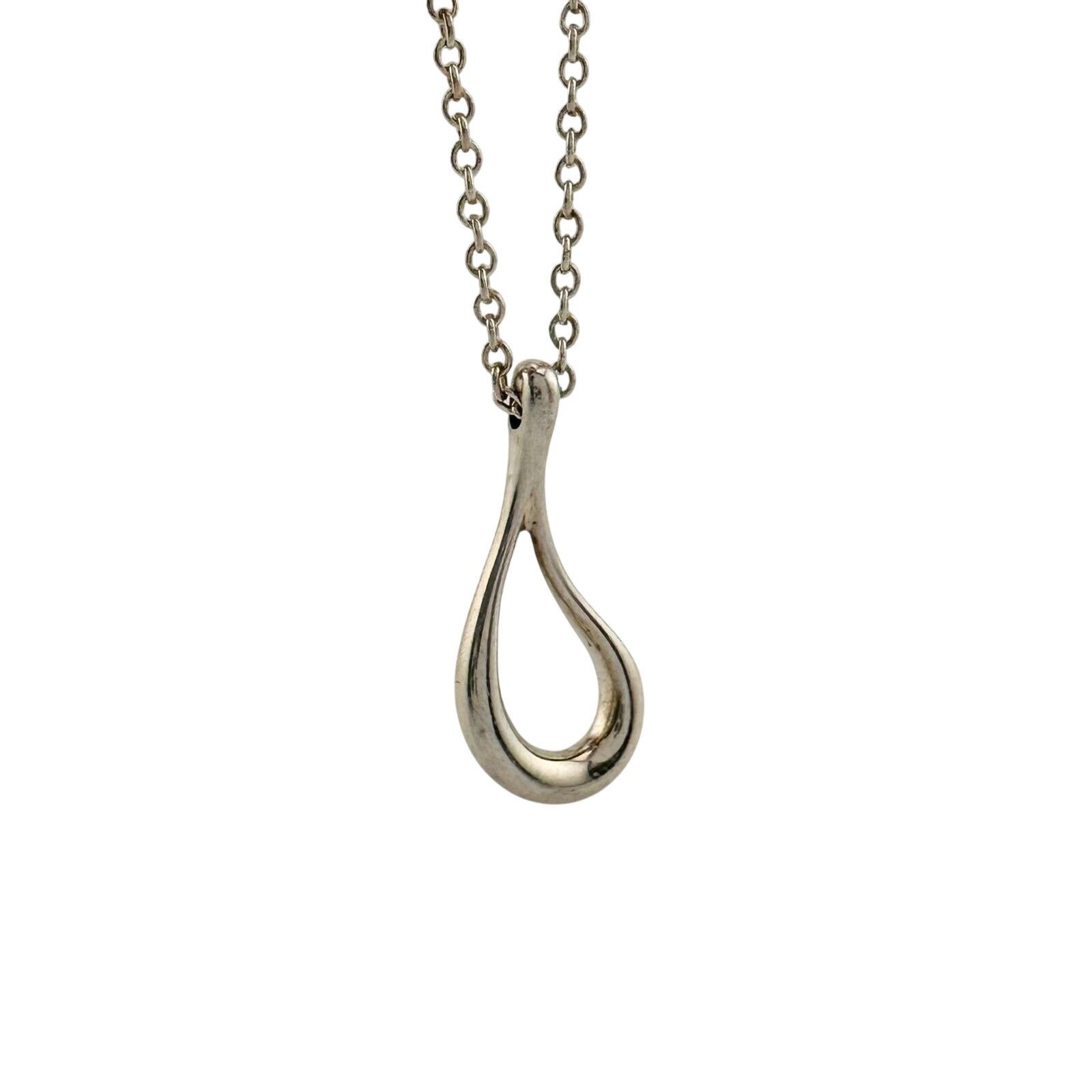 Tiffany & Co. Tiffany and Co Elsa Peretti Medium Teardrop Pendant Necklace Size ONE SIZE - 8 Thumbnail