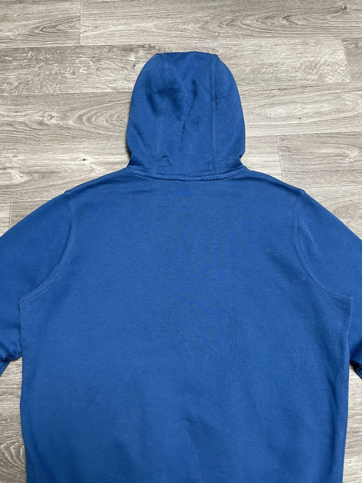 Nike Nike Swoosh Logo Blue Basic Hoodie Y2K Streetwear Size US L / EU 52-54 / 3 - 11 Thumbnail