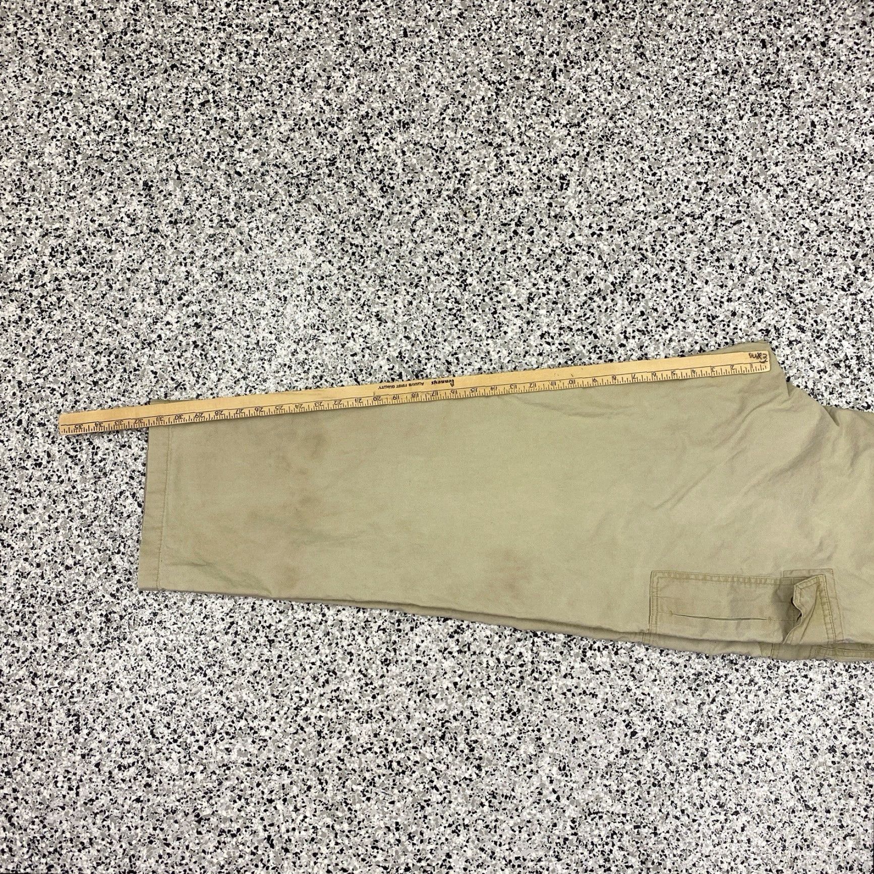 Vintage VINTAGE LL Bean Cargo Pants Mens 40x34 Beige Canvas Straight Regular Pants 90s Nature Retro Grunge Hipster Mens Size US 40 / EU 56 - 5 Thumbnail