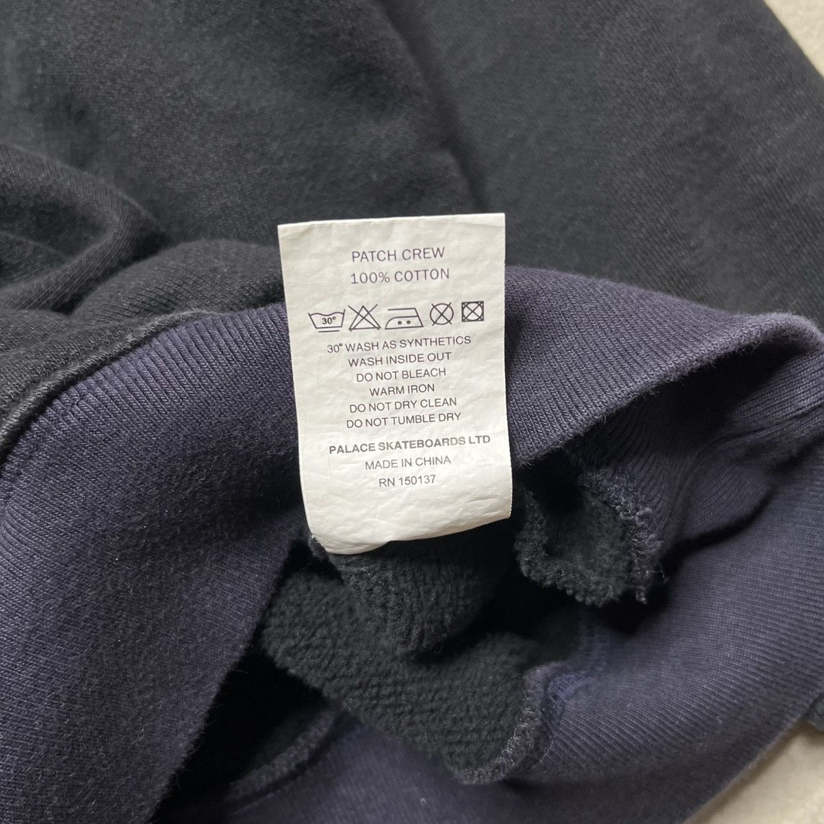 Palace Palace Patchwork Tri-Ferg Crew Black FW18 Size US L / EU 52-54 / 3 - 7 Thumbnail